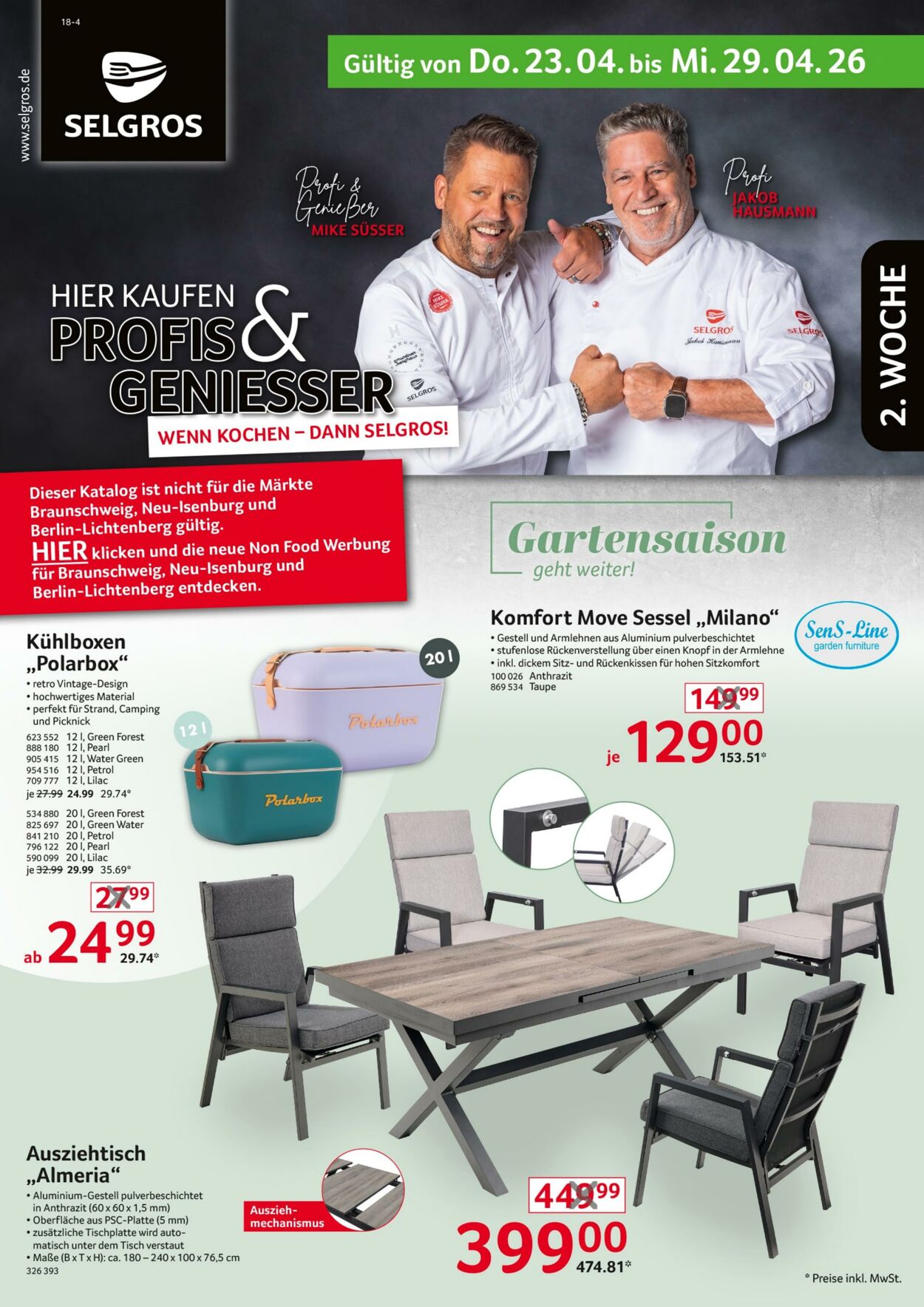 Prospekt Selgros 23.04.2026 - 29.04.2026