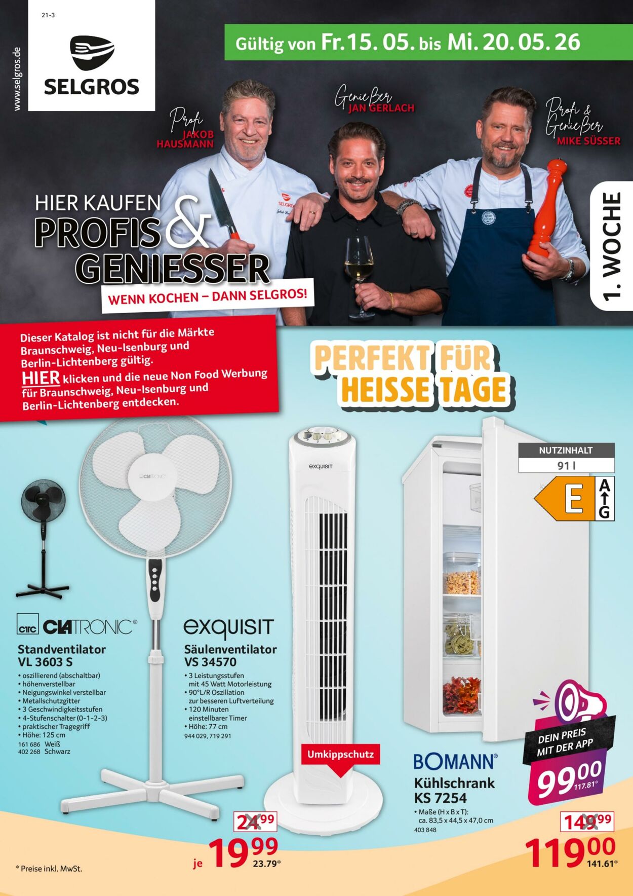 Prospekt Selgros 15.05.2026 - 20.05.2026