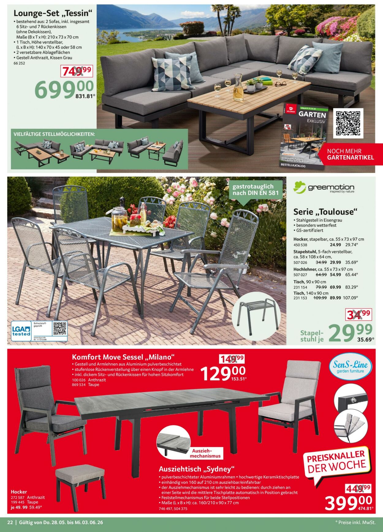 Prospekt Selgros 28.05.2026 - 03.06.2026