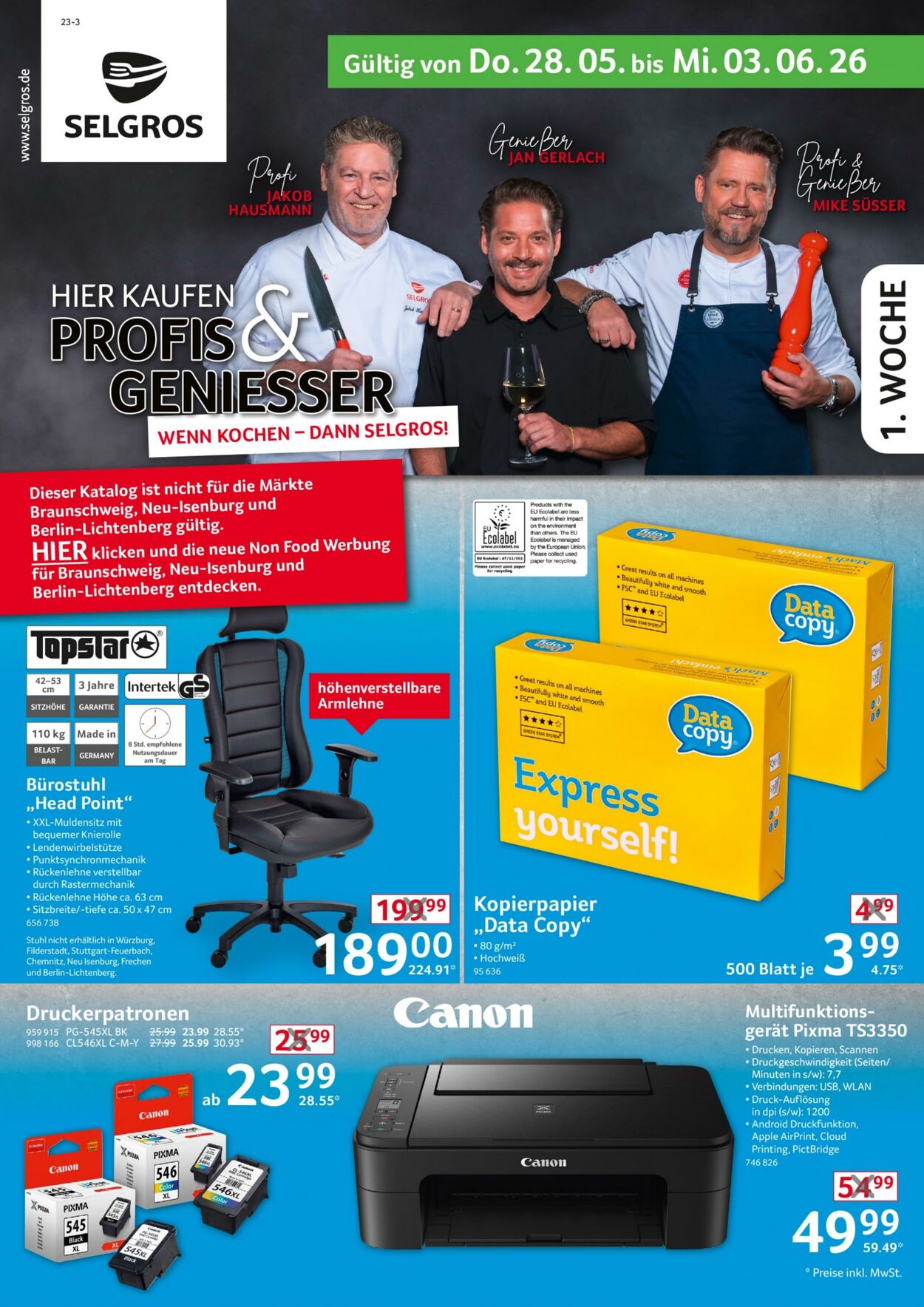 Prospekt Selgros 28.05.2026 - 03.06.2026