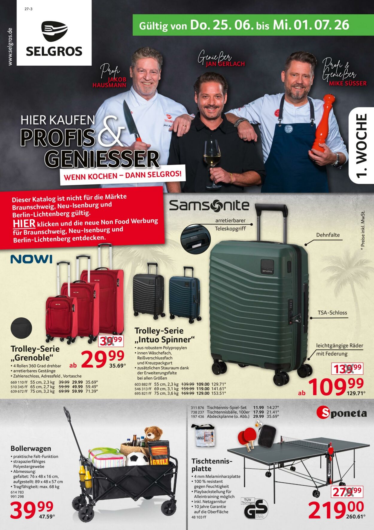 Prospekt Selgros 25.06.2026 - 01.07.2026