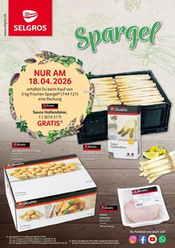 Prospekt Selgros 10.04.2026 - 18.04.2026
