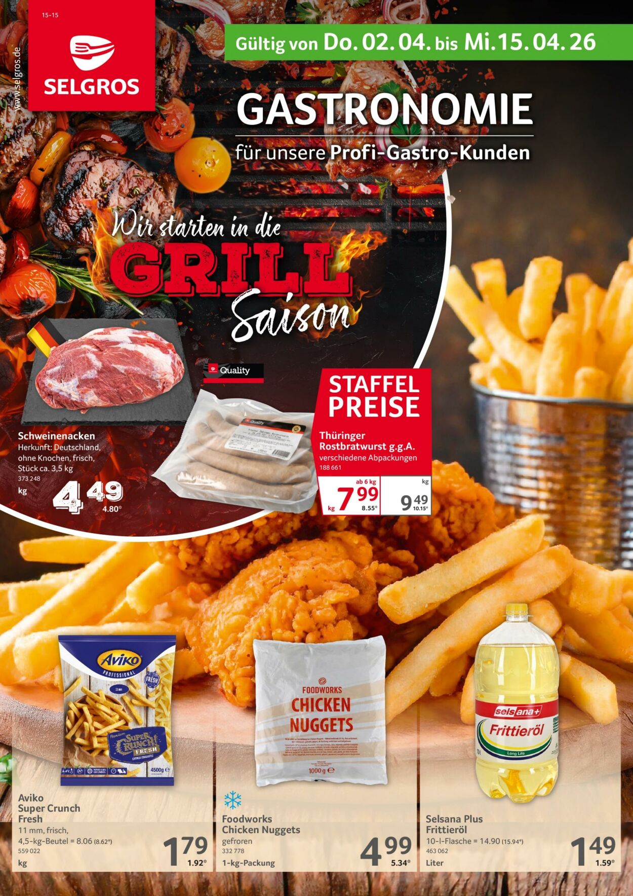 Prospekt Selgros 02.04.2026 - 15.04.2026
