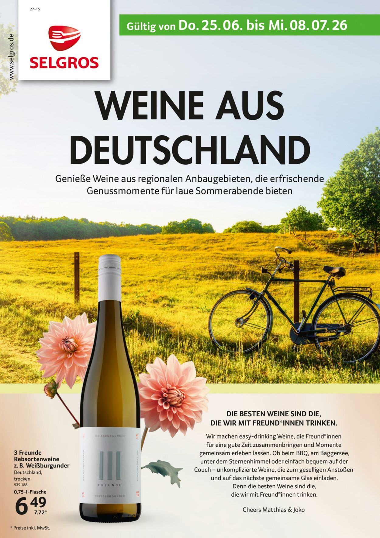 Prospekt Selgros 25.06.2026 - 08.07.2026