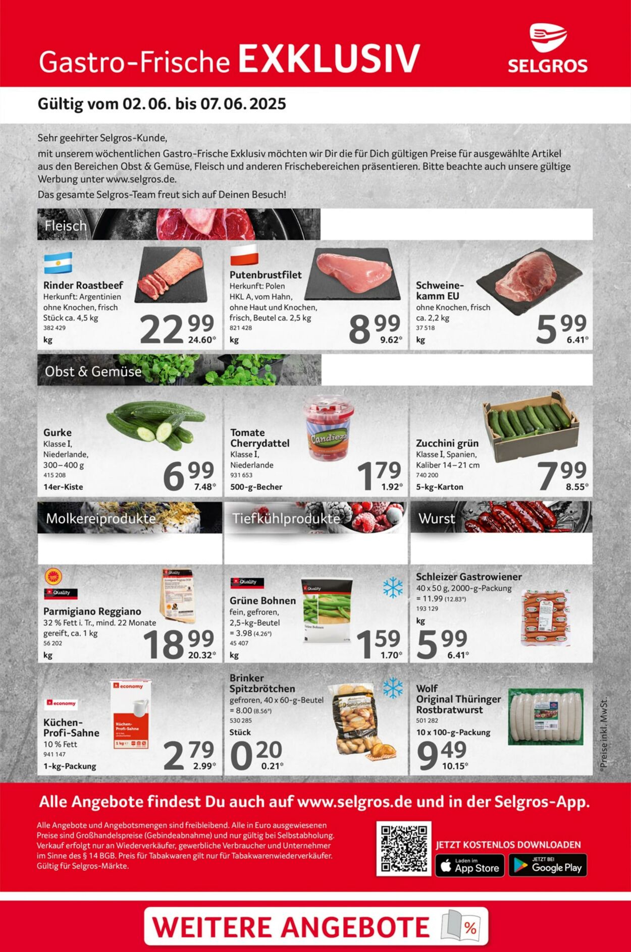 Prospekt Selgros 02.06.2025 - 07.06.2025