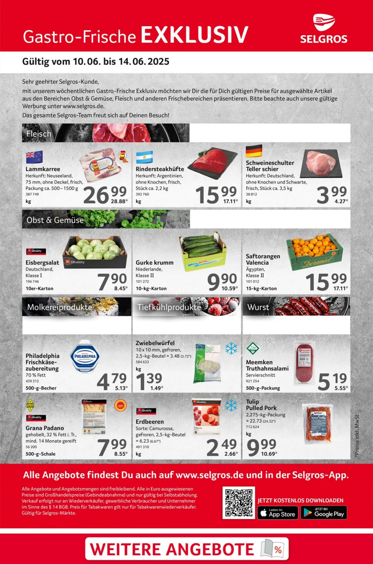 Prospekt Selgros 10.06.2025 - 14.06.2025