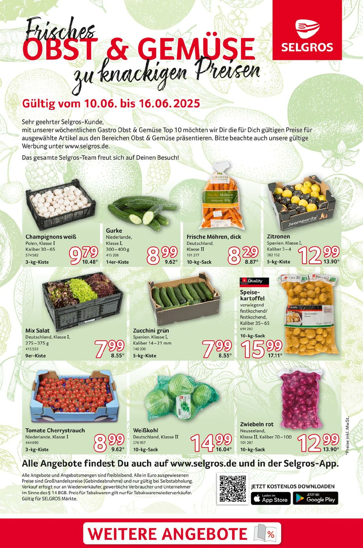 Prospekt Selgros 10.06.2025 - 16.06.2025