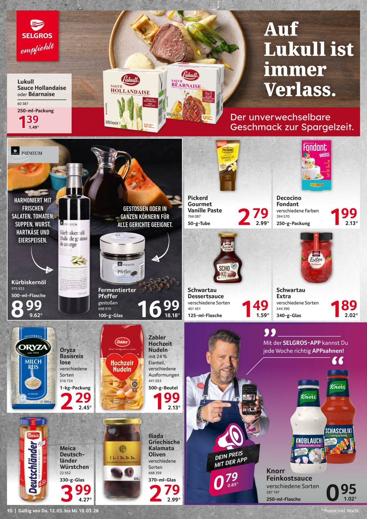 Prospekt Selgros 12.03.2026 - 18.03.2026