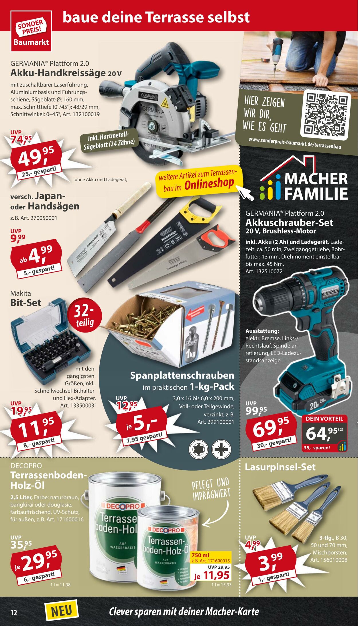 Prospekt Sonderpreis Baumarkt 24.05.2025 - 07.06.2025