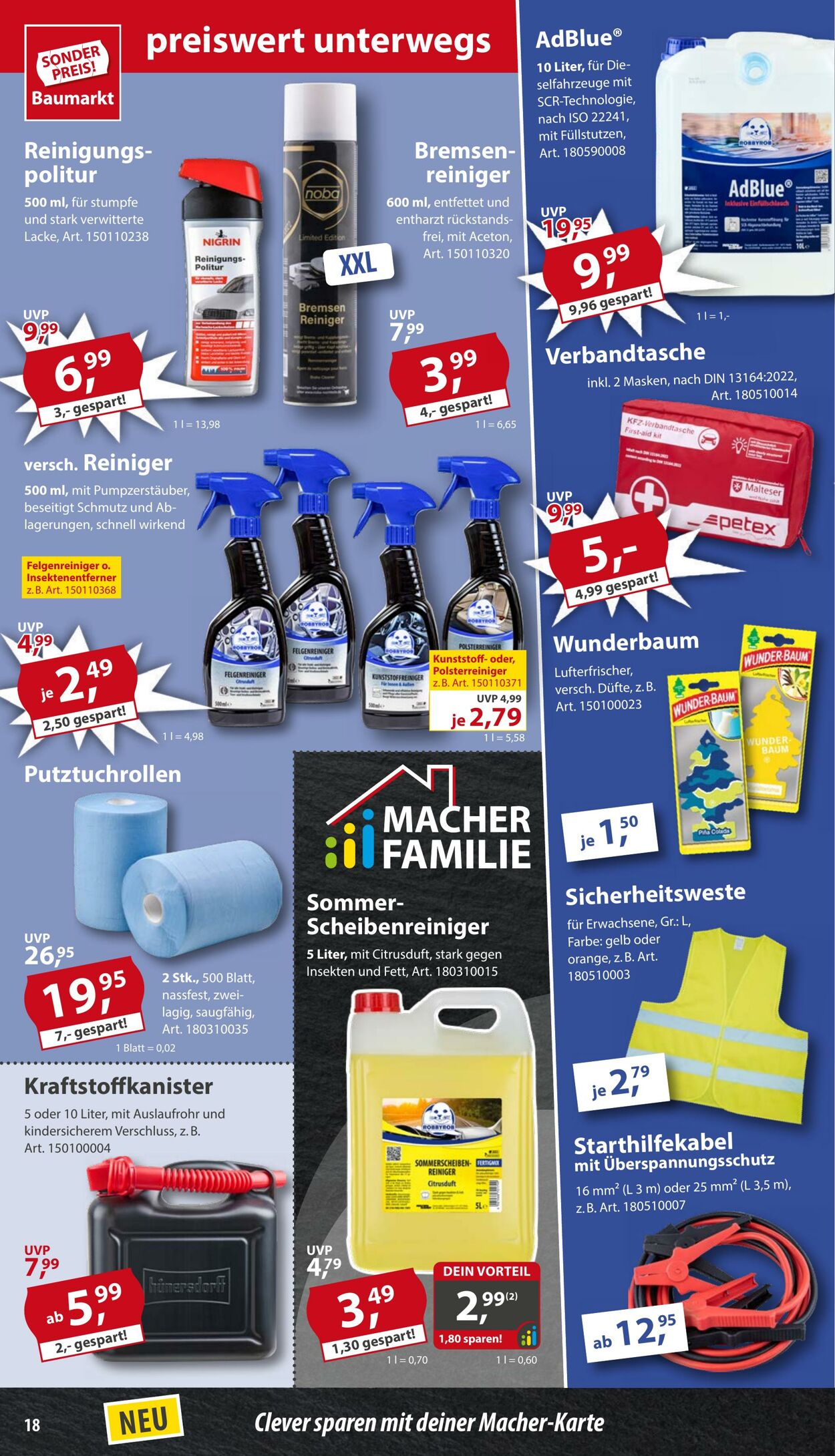 Prospekt Sonderpreis Baumarkt 24.05.2025 - 07.06.2025