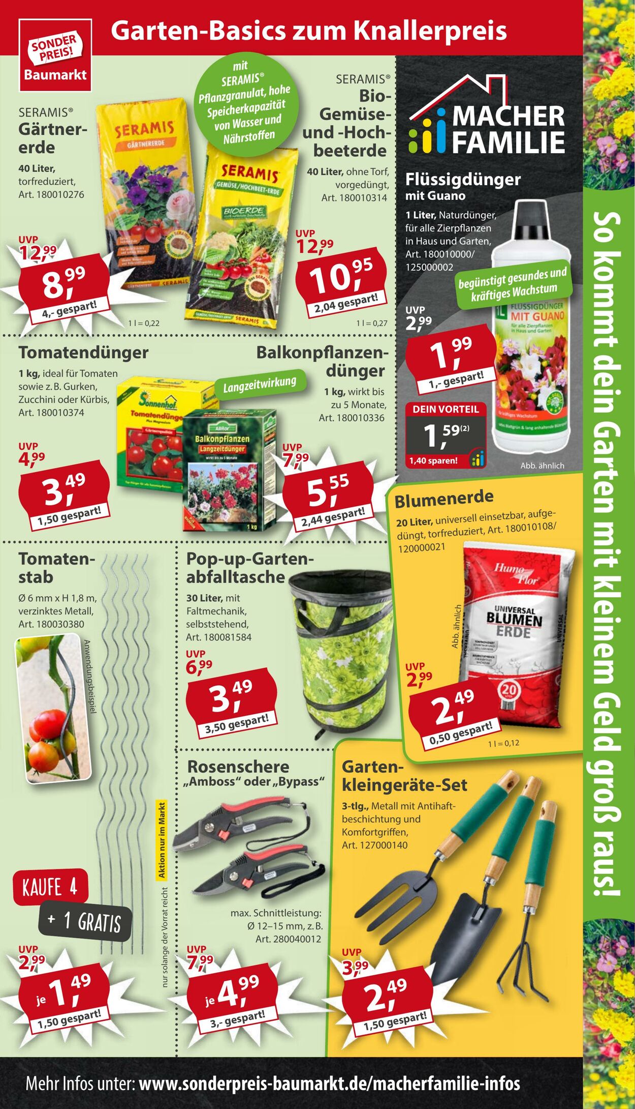 Prospekt Sonderpreis Baumarkt 24.05.2025 - 07.06.2025