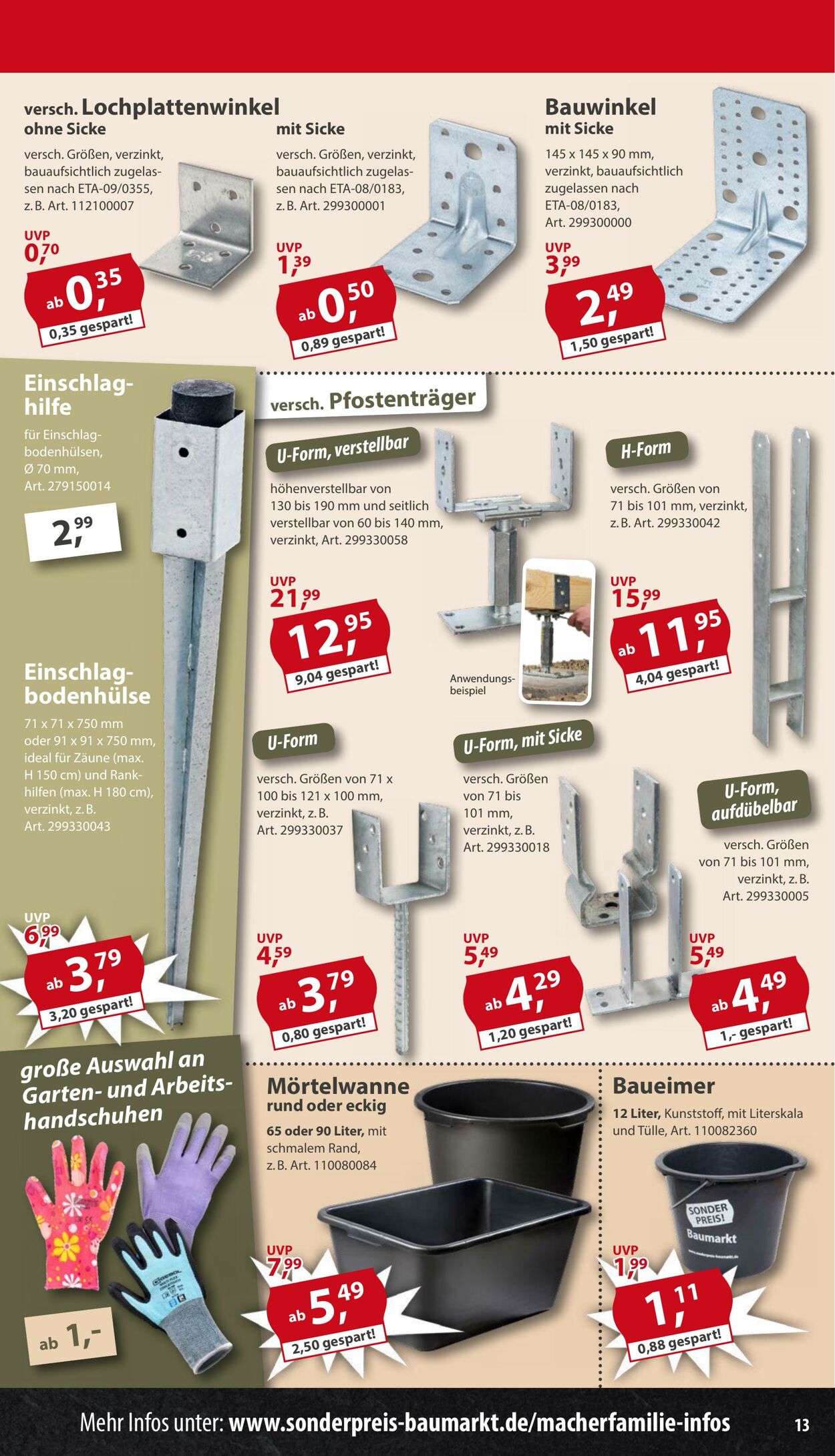Prospekt Sonderpreis Baumarkt 24.05.2025 - 07.06.2025
