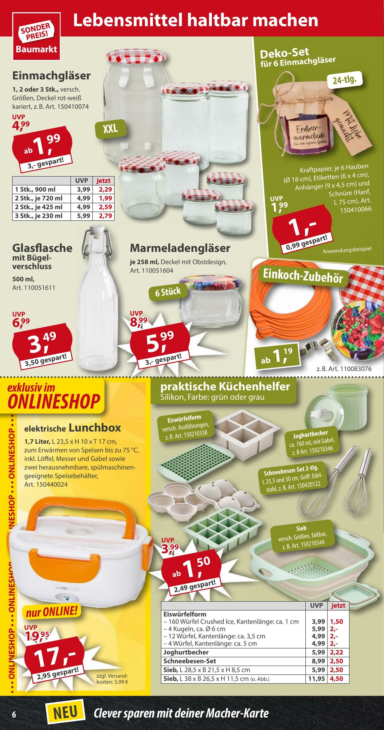 Prospekt Sonderpreis Baumarkt 31.05.2025 - 14.06.2025