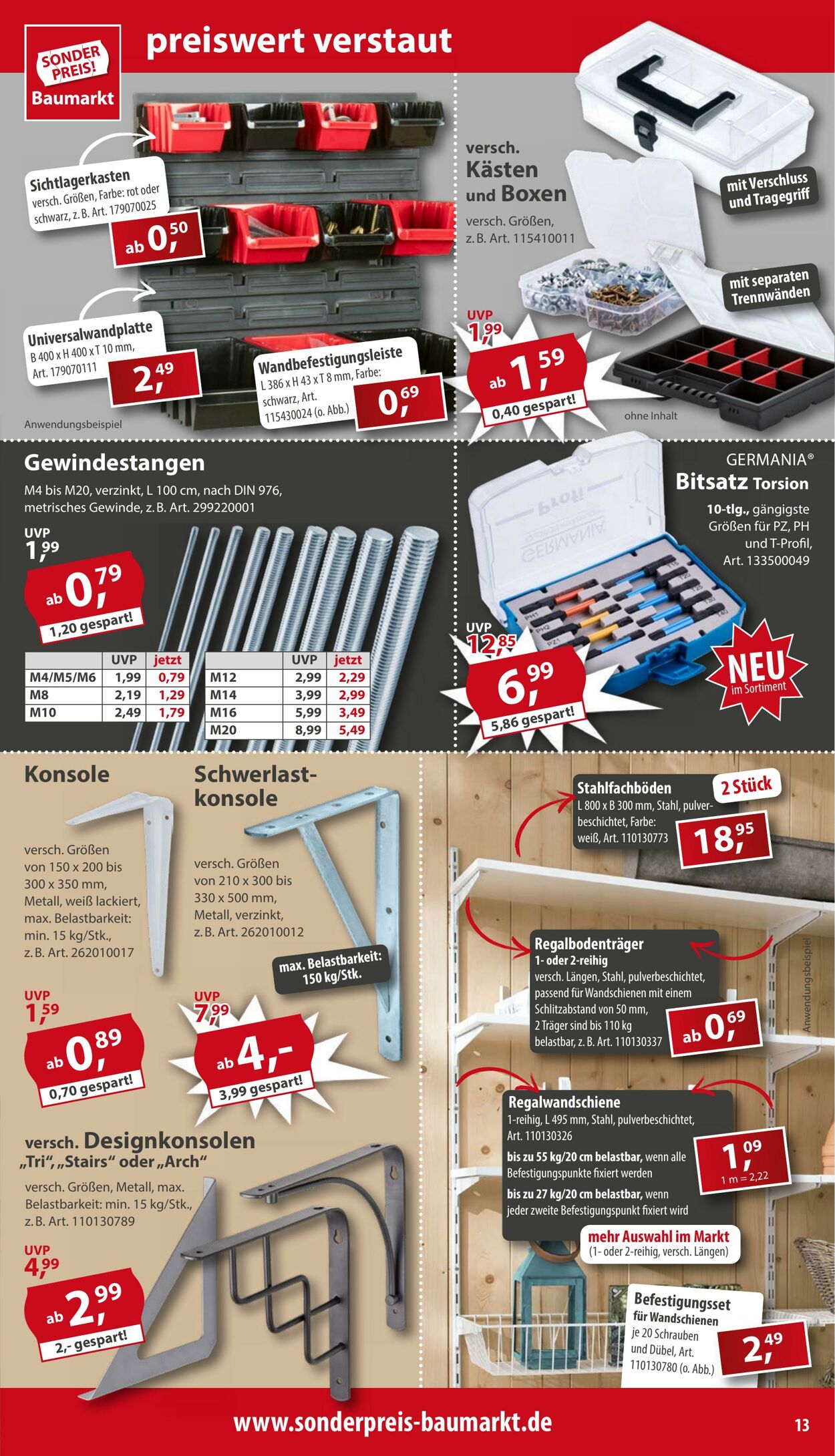 Prospekt Sonderpreis Baumarkt 31.05.2025 - 14.06.2025