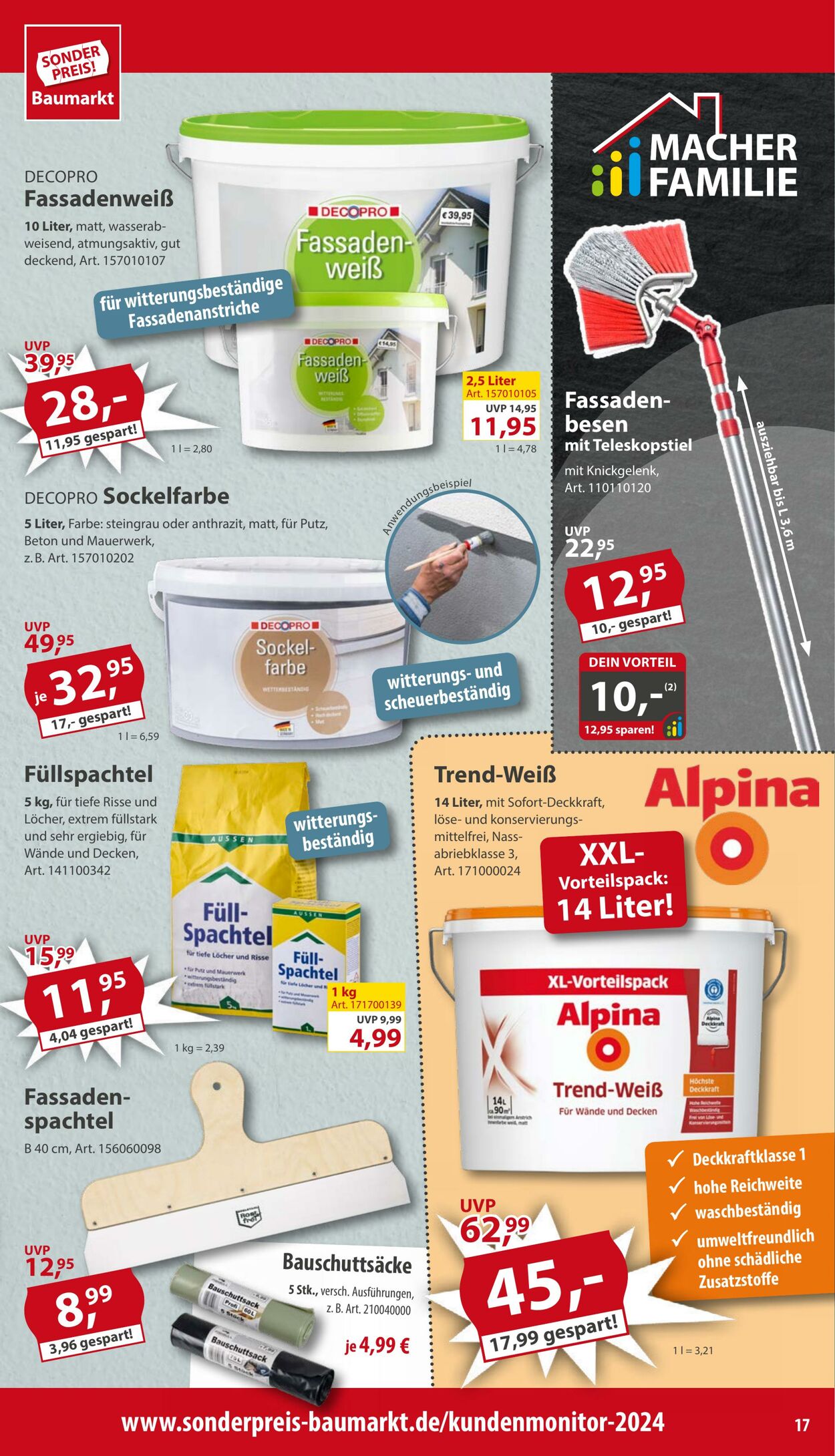 Prospekt Sonderpreis Baumarkt 31.05.2025 - 14.06.2025