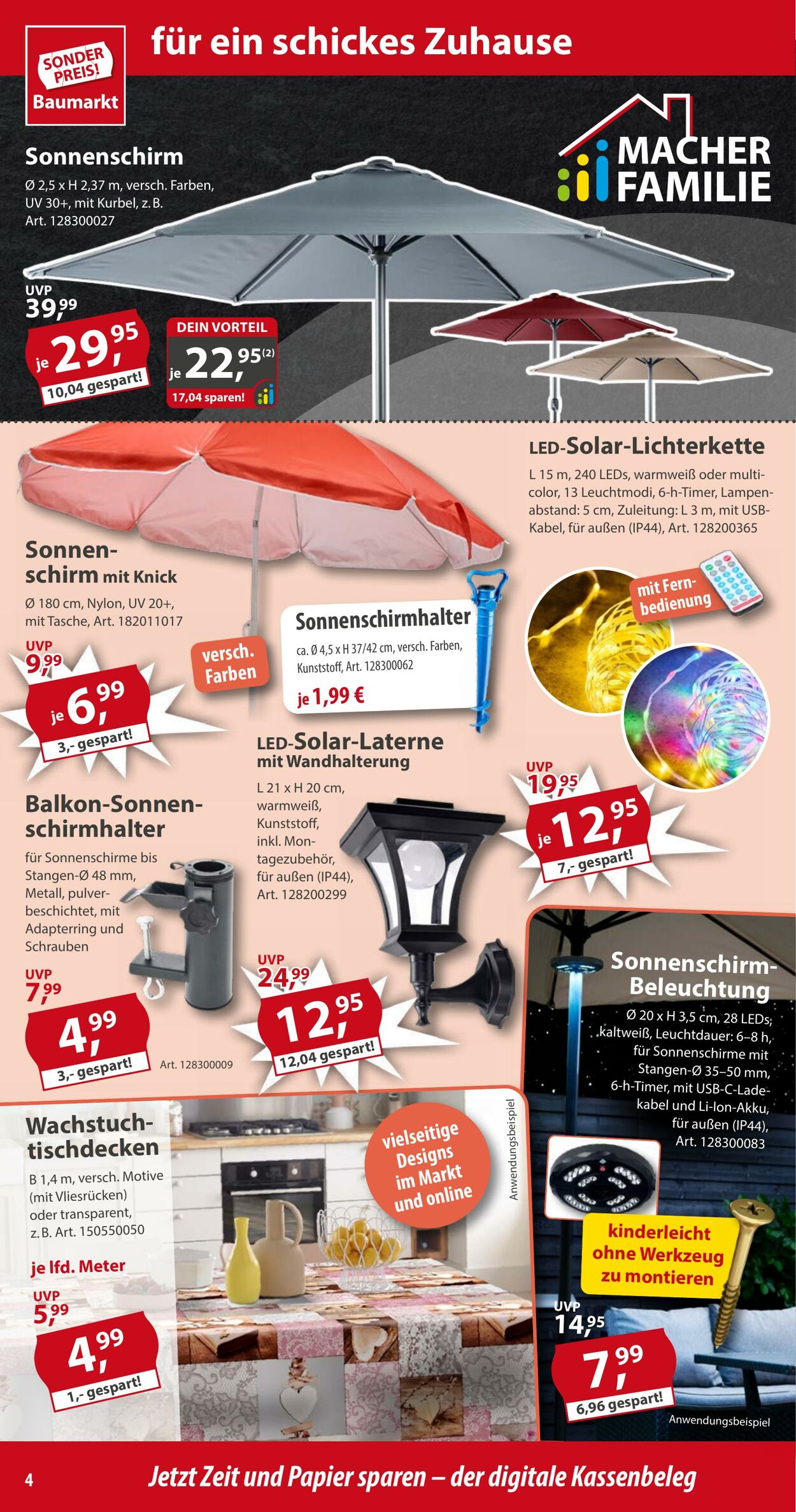 Prospekt Sonderpreis Baumarkt 31.05.2025 - 14.06.2025