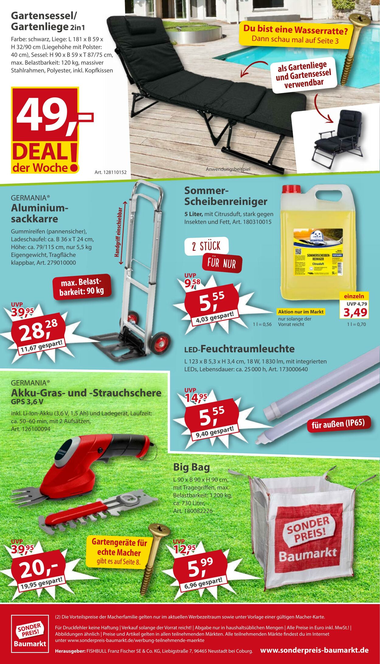 Prospekt Sonderpreis Baumarkt 31.05.2025 - 14.06.2025