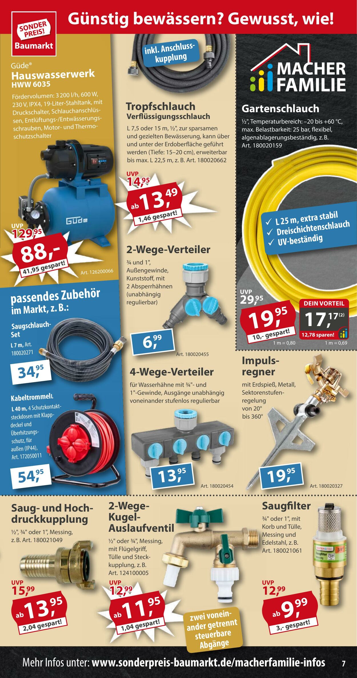 Prospekt Sonderpreis Baumarkt 31.05.2025 - 14.06.2025