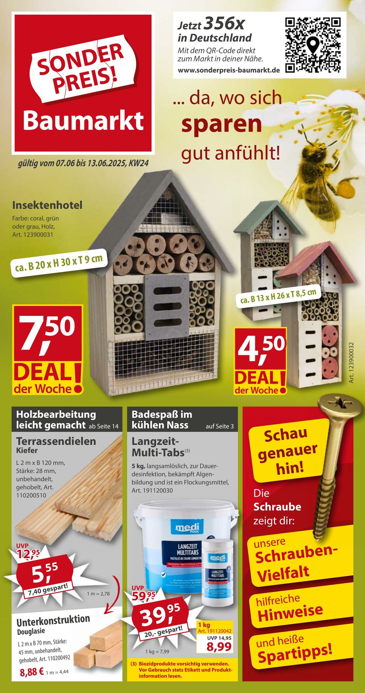 Prospekt Sonderpreis Baumarkt 31.05.2025 - 14.06.2025