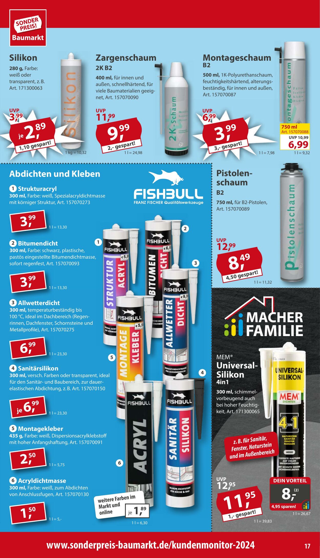 Prospekt Sonderpreis Baumarkt 07.06.2025 - 21.06.2025