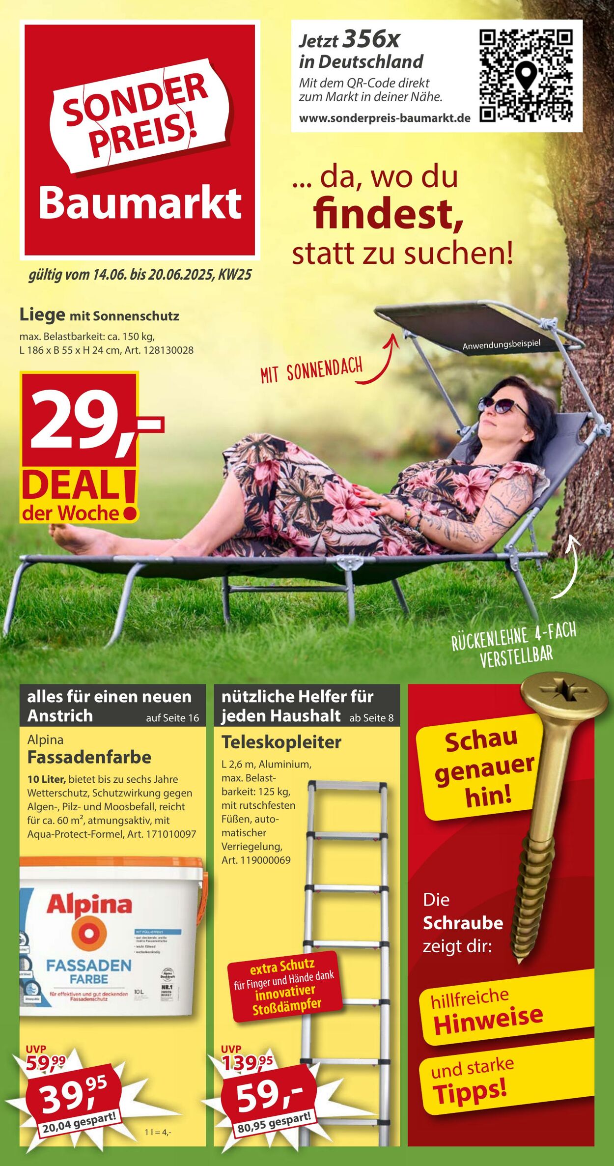 Prospekt Sonderpreis Baumarkt 07.06.2025 - 21.06.2025
