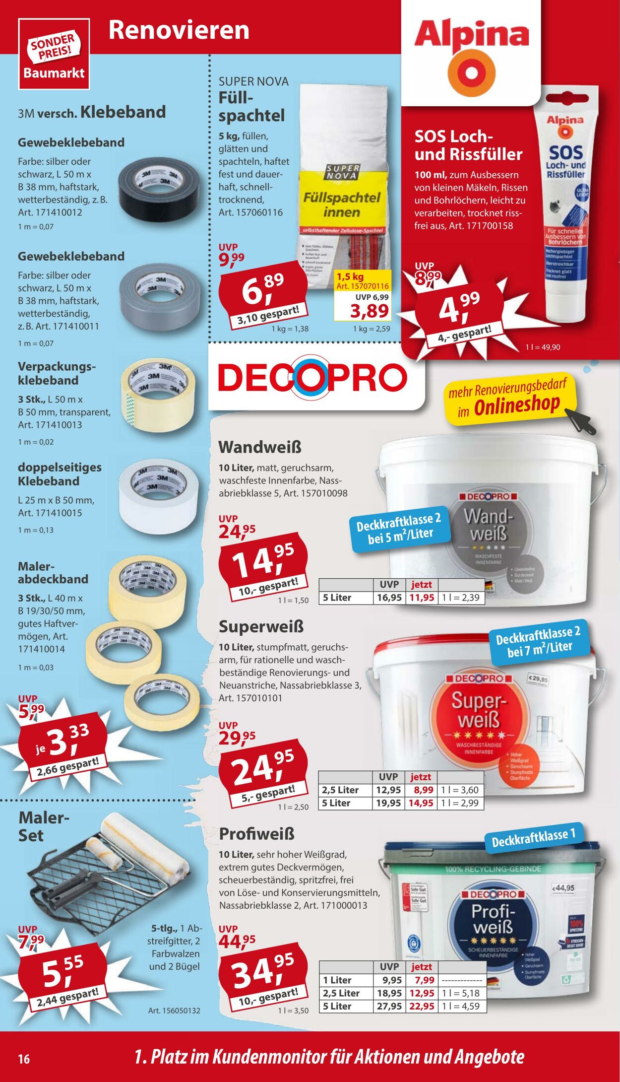 Prospekt Sonderpreis Baumarkt 07.06.2025 - 21.06.2025