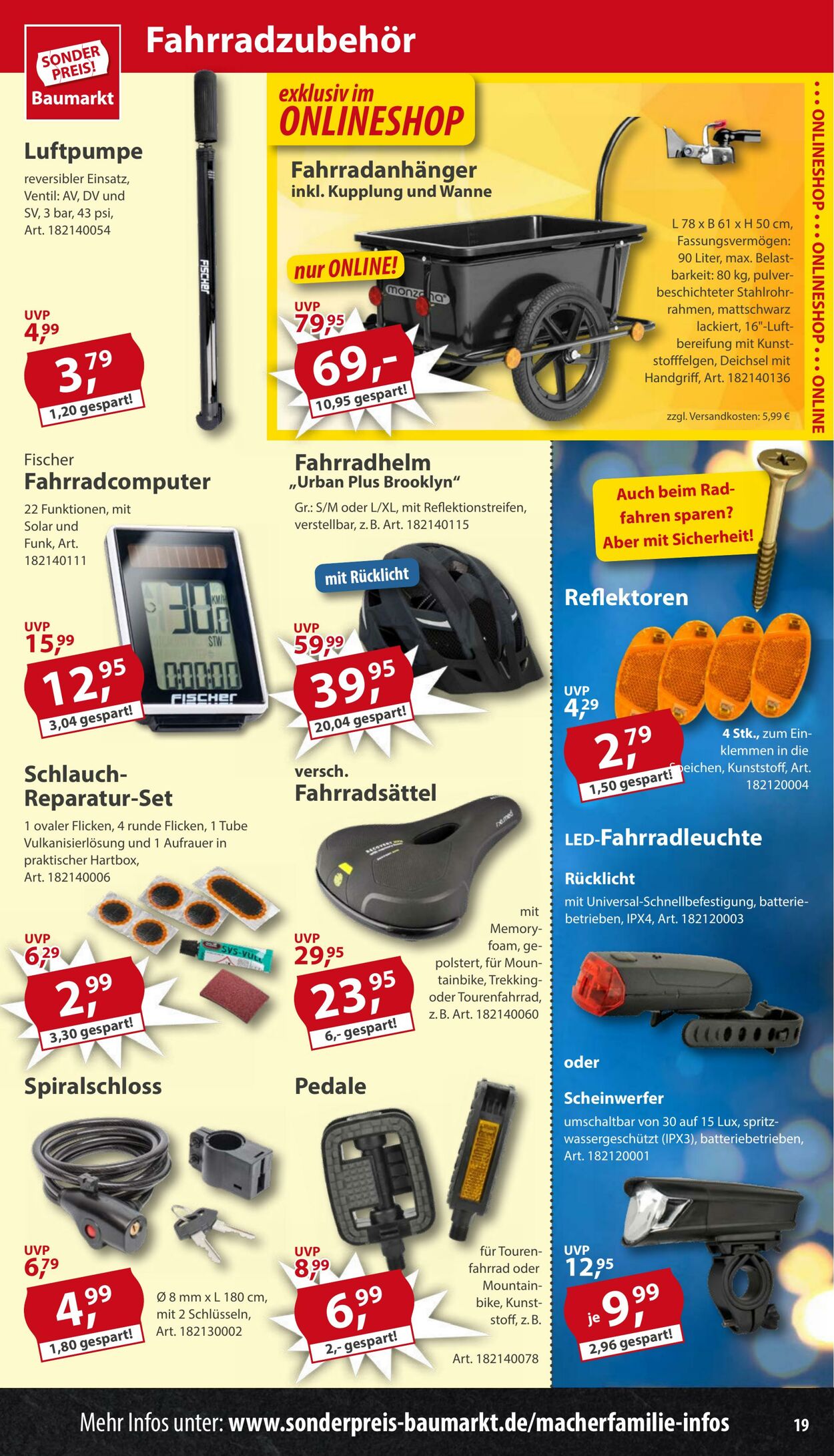 Prospekt Sonderpreis Baumarkt 07.06.2025 - 21.06.2025