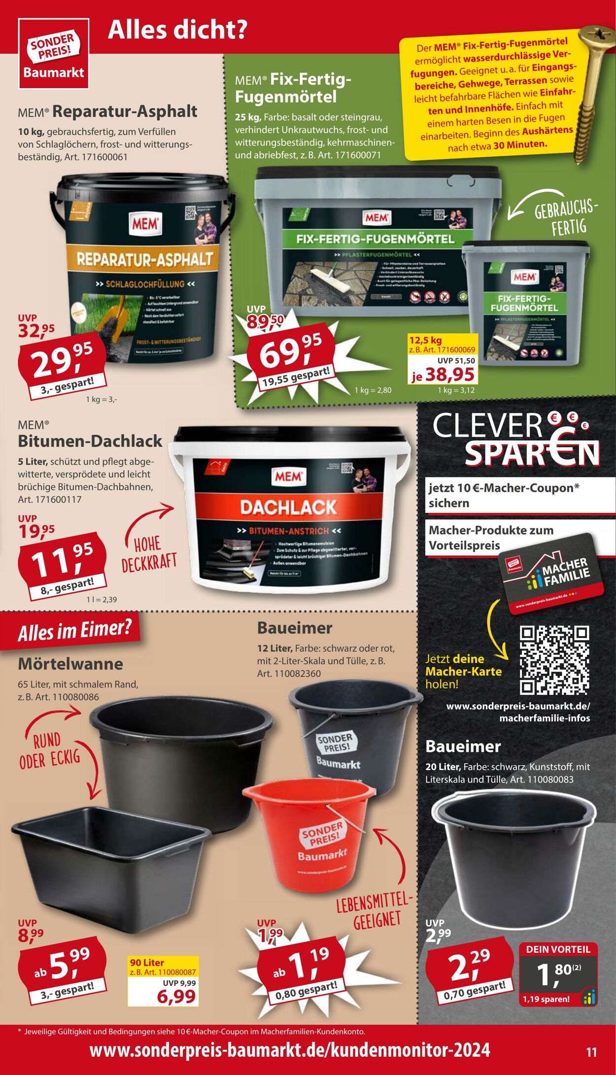 Prospekt Sonderpreis Baumarkt 21.06.2025 - 05.07.2025