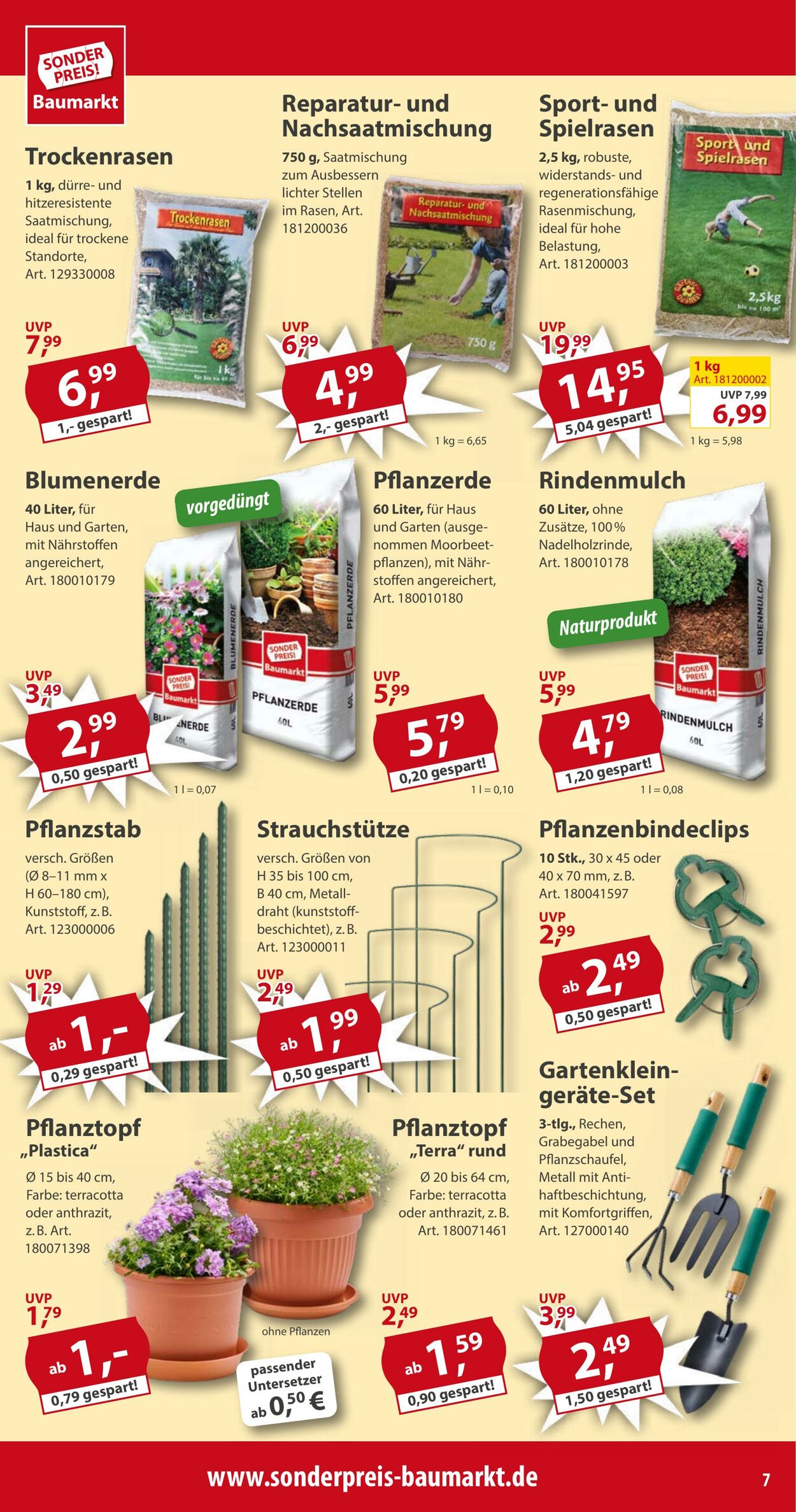 Prospekt Sonderpreis Baumarkt 21.06.2025 - 05.07.2025