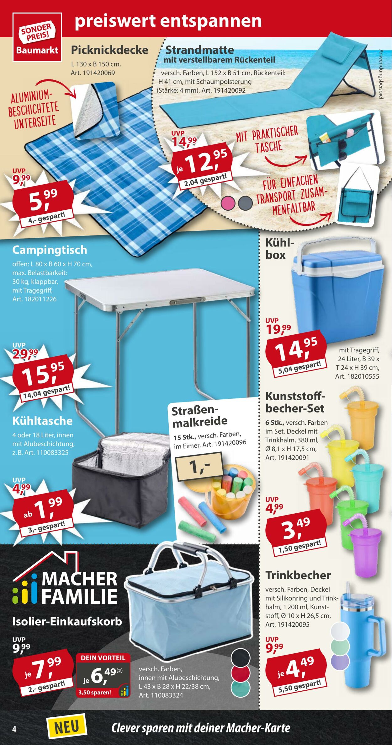 Prospekt Sonderpreis Baumarkt 21.06.2025 - 05.07.2025
