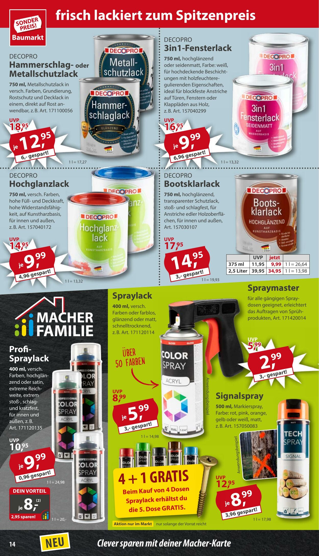 Prospekt Sonderpreis Baumarkt 21.06.2025 - 05.07.2025