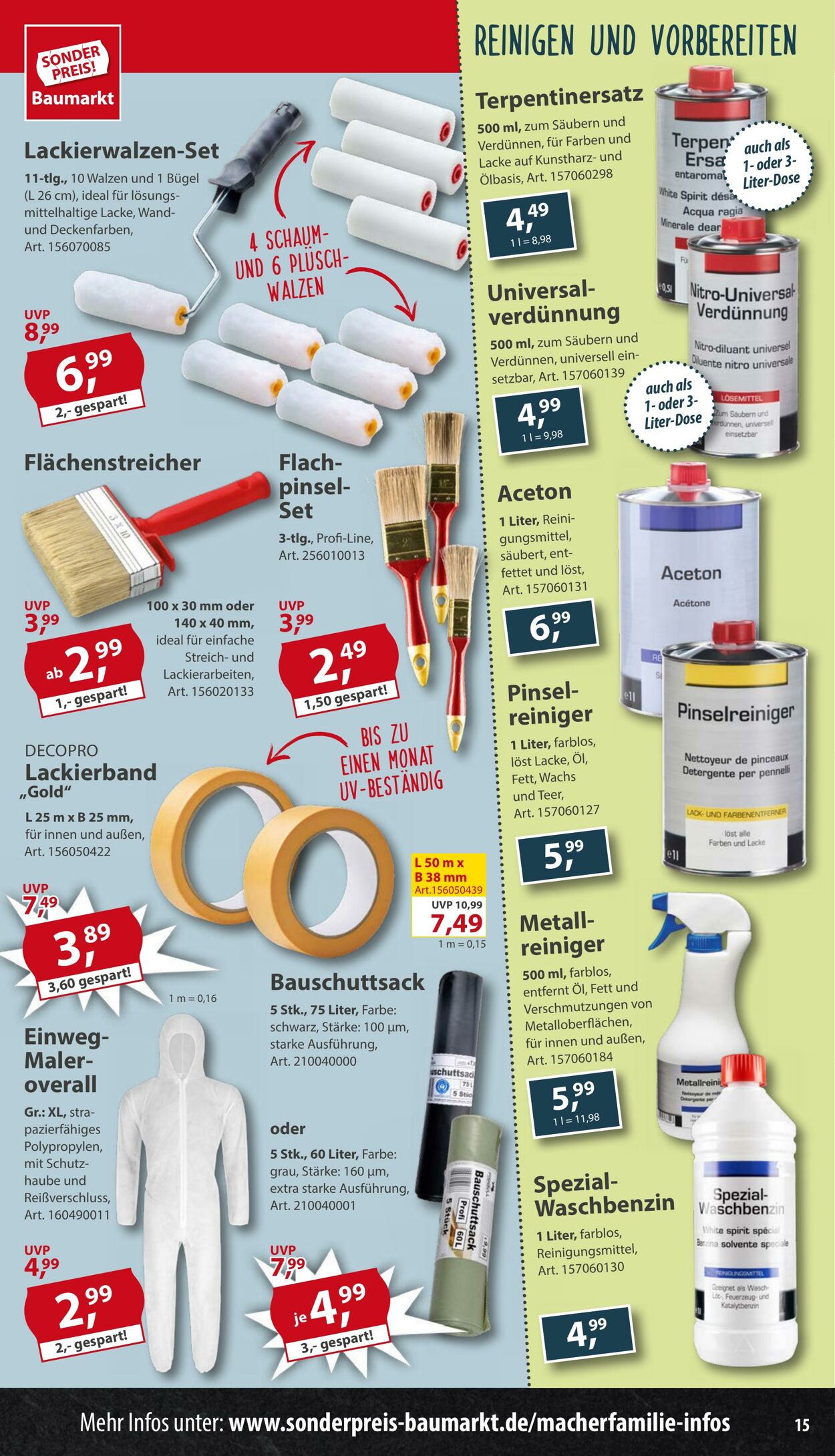 Prospekt Sonderpreis Baumarkt 21.06.2025 - 05.07.2025