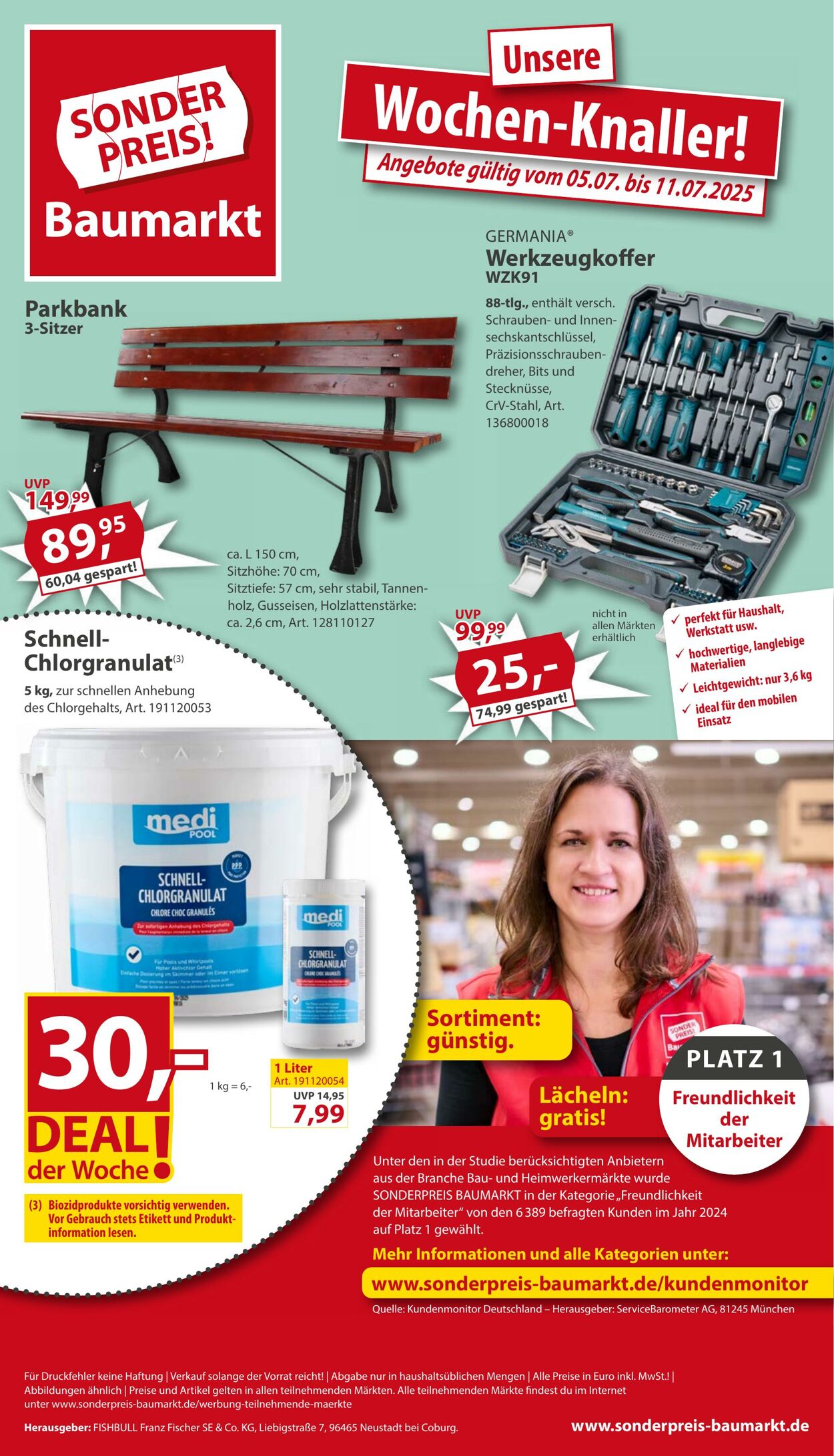 Prospekt Sonderpreis Baumarkt 28.06.2025 - 12.07.2025