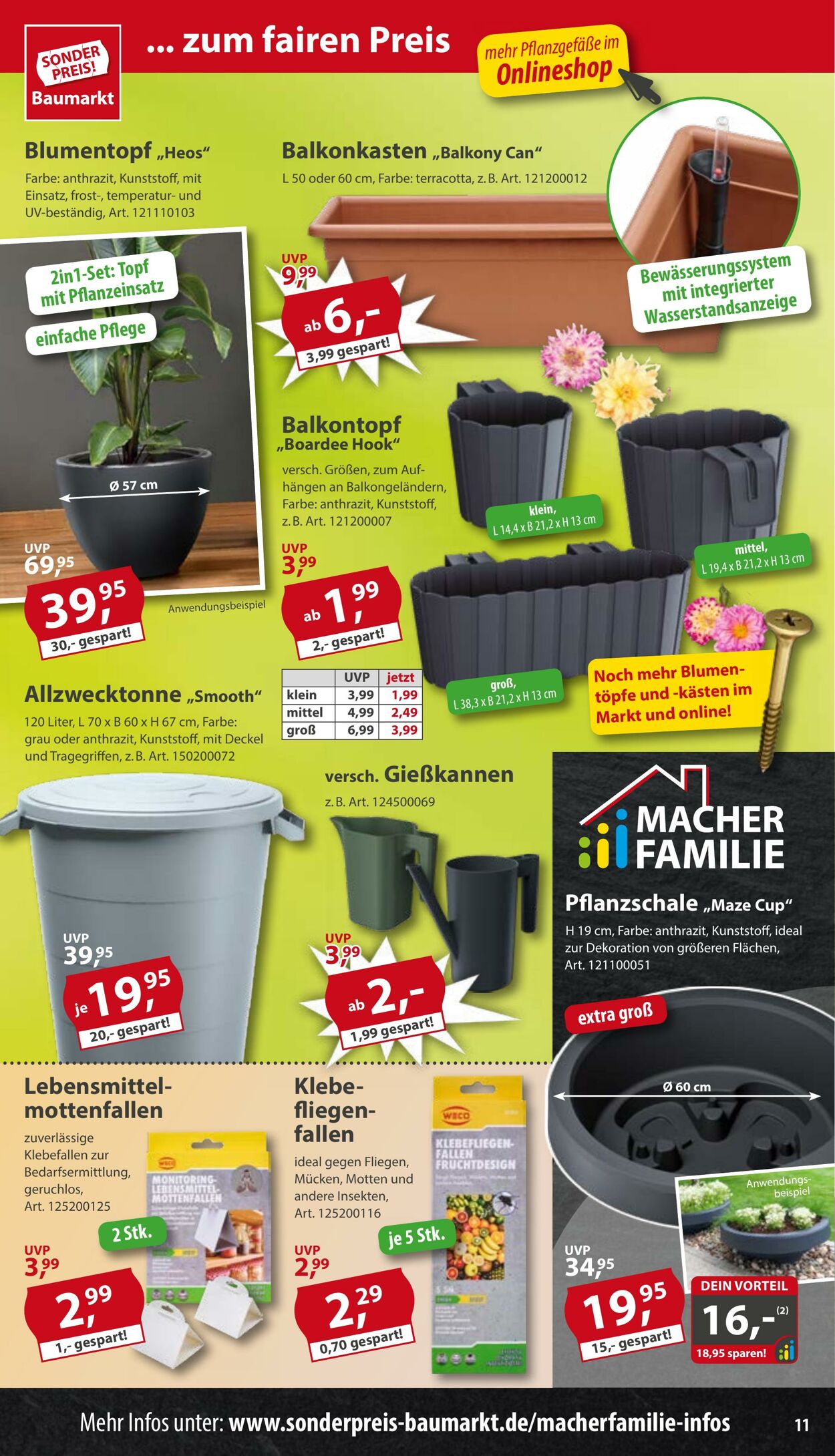 Prospekt Sonderpreis Baumarkt 05.07.2025 - 19.07.2025