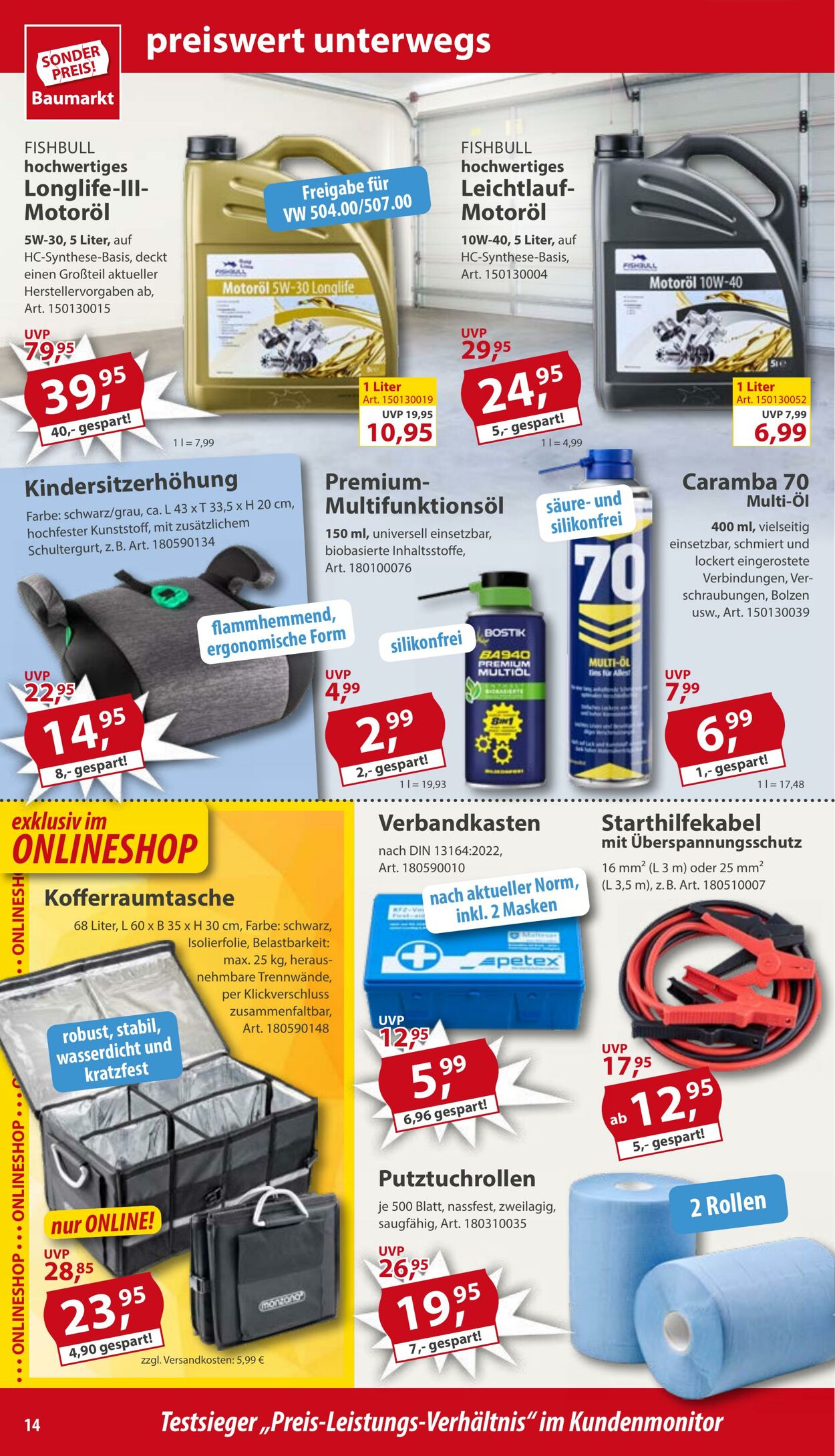 Prospekt Sonderpreis Baumarkt 05.07.2025 - 19.07.2025