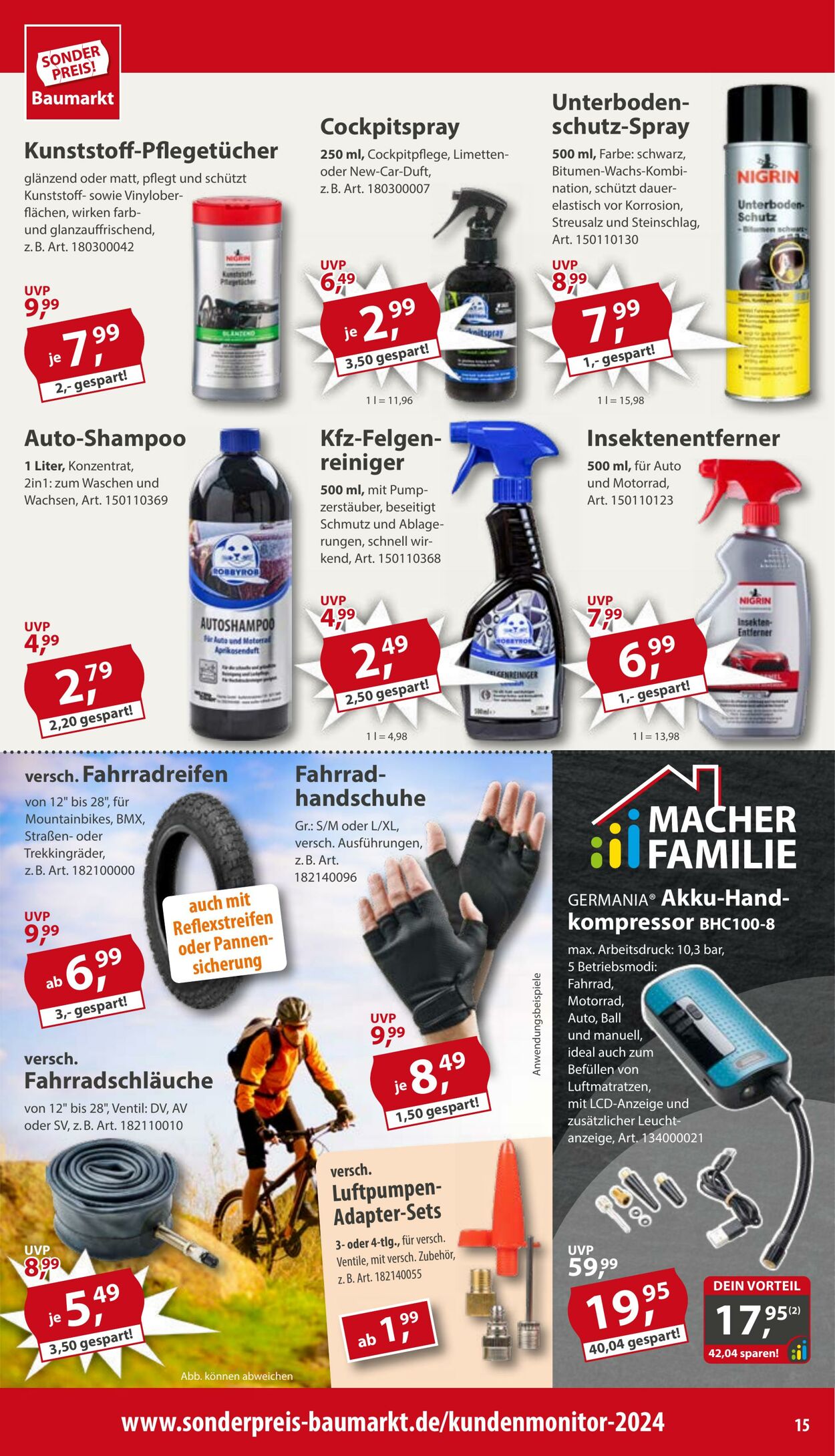 Prospekt Sonderpreis Baumarkt 05.07.2025 - 19.07.2025