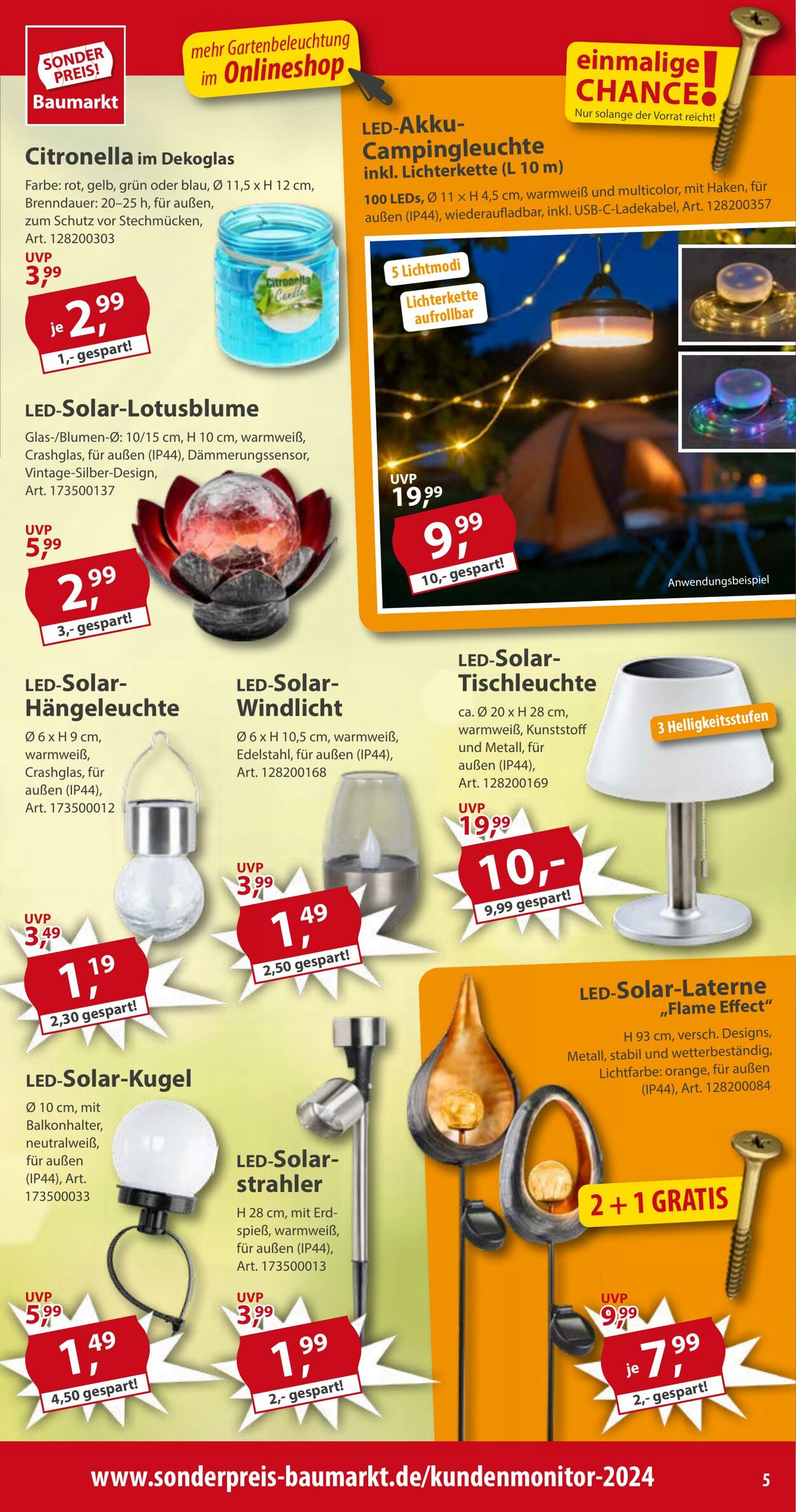 Prospekt Sonderpreis Baumarkt 05.07.2025 - 19.07.2025