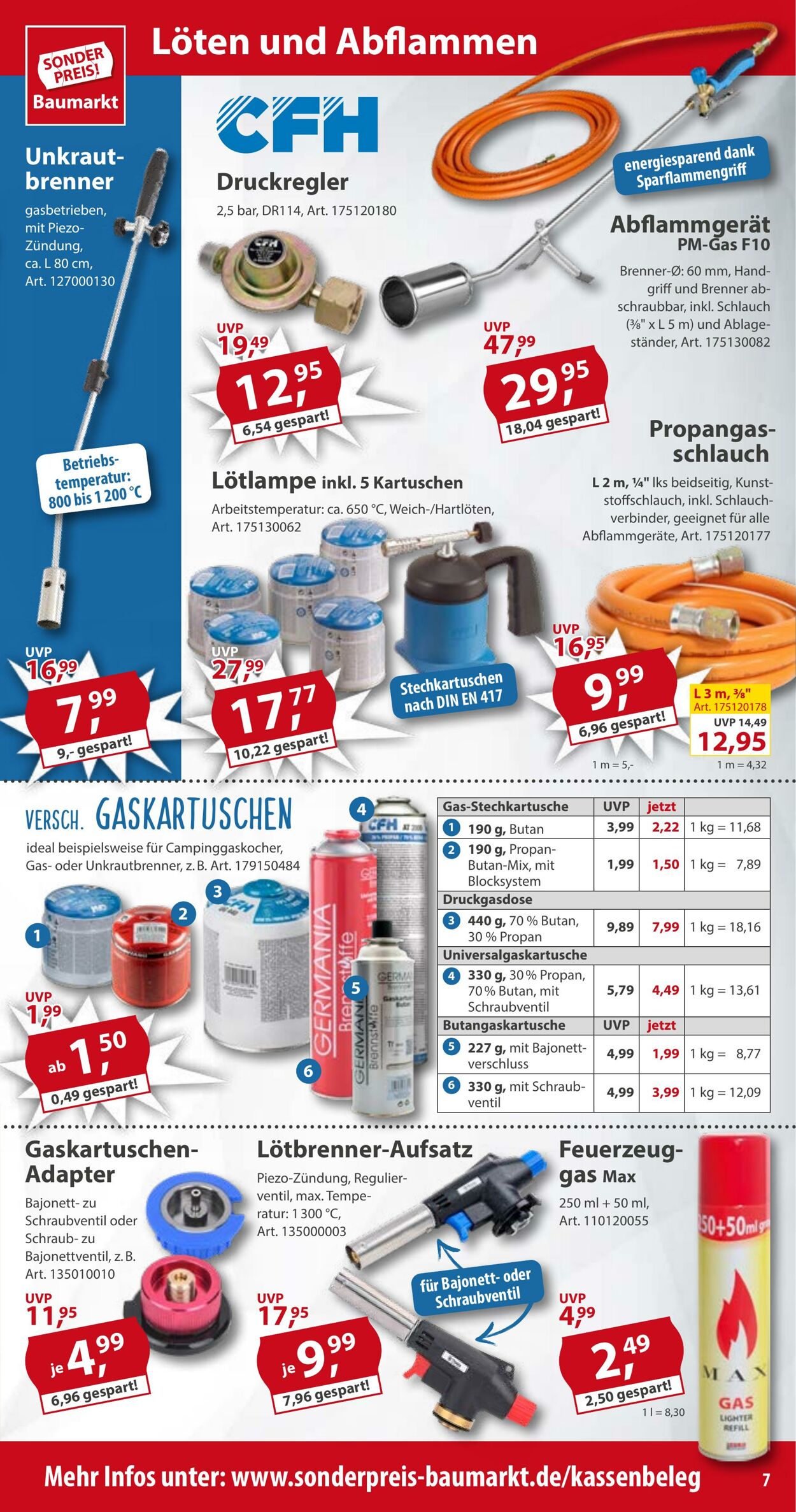 Prospekt Sonderpreis Baumarkt 05.07.2025 - 19.07.2025