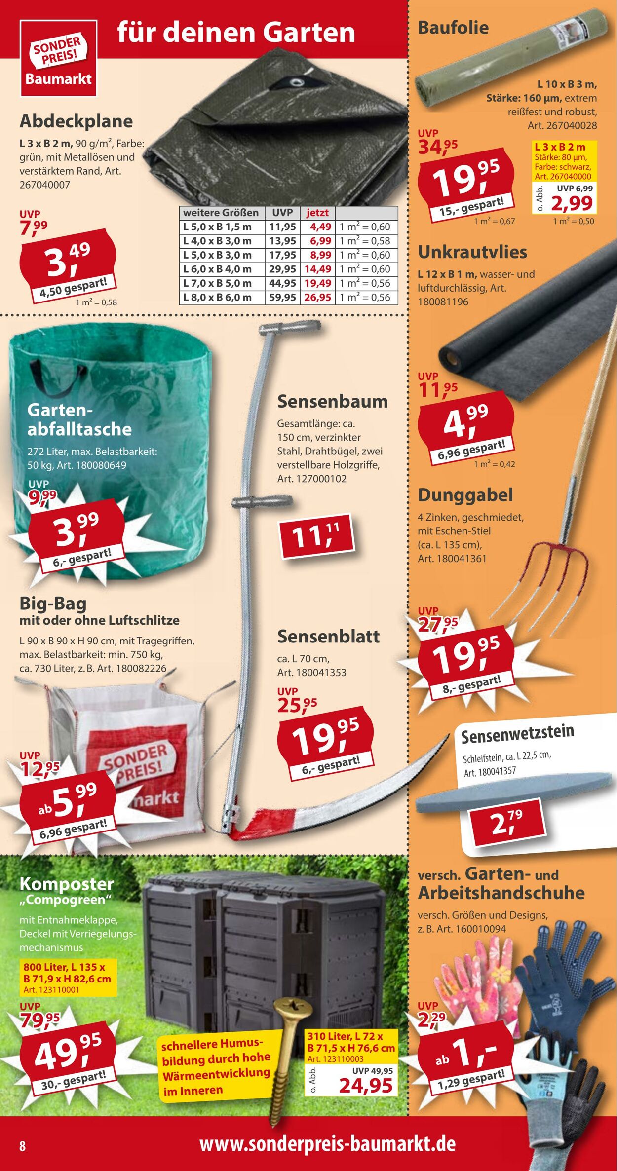 Prospekt Sonderpreis Baumarkt 05.07.2025 - 19.07.2025