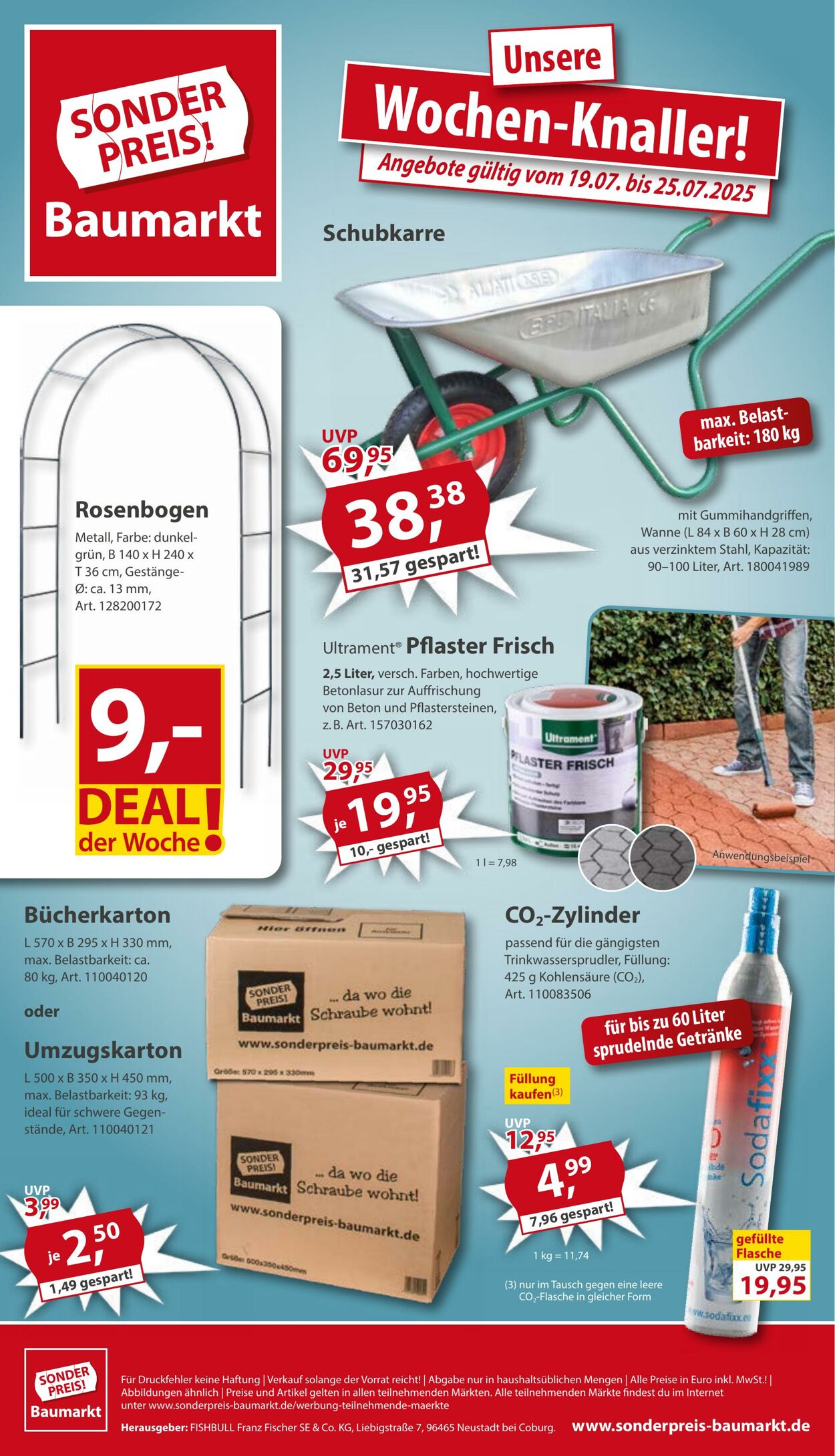 Prospekt Sonderpreis Baumarkt 12.07.2025 - 26.07.2025