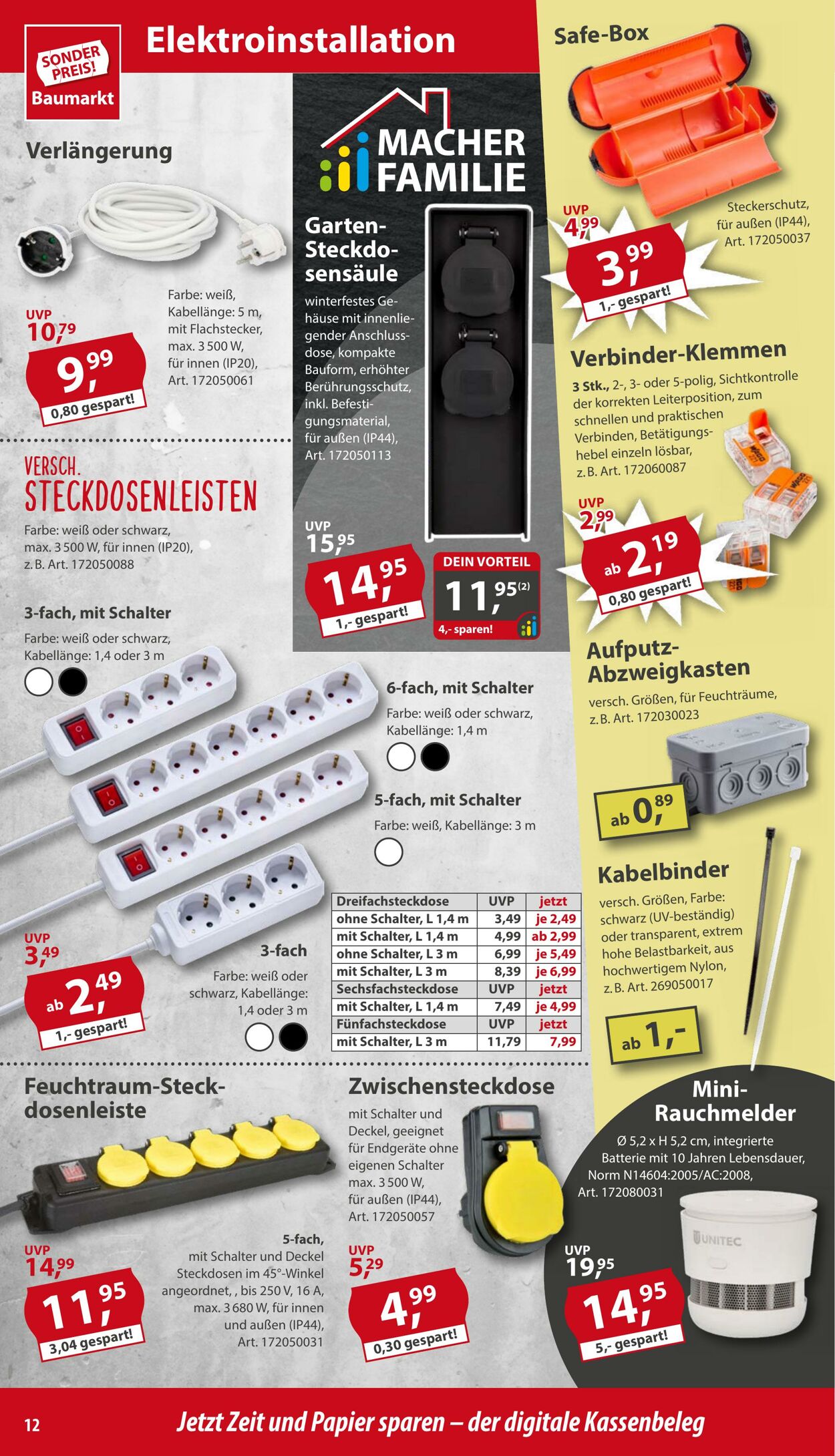 Prospekt Sonderpreis Baumarkt 09.08.2025 - 23.08.2025