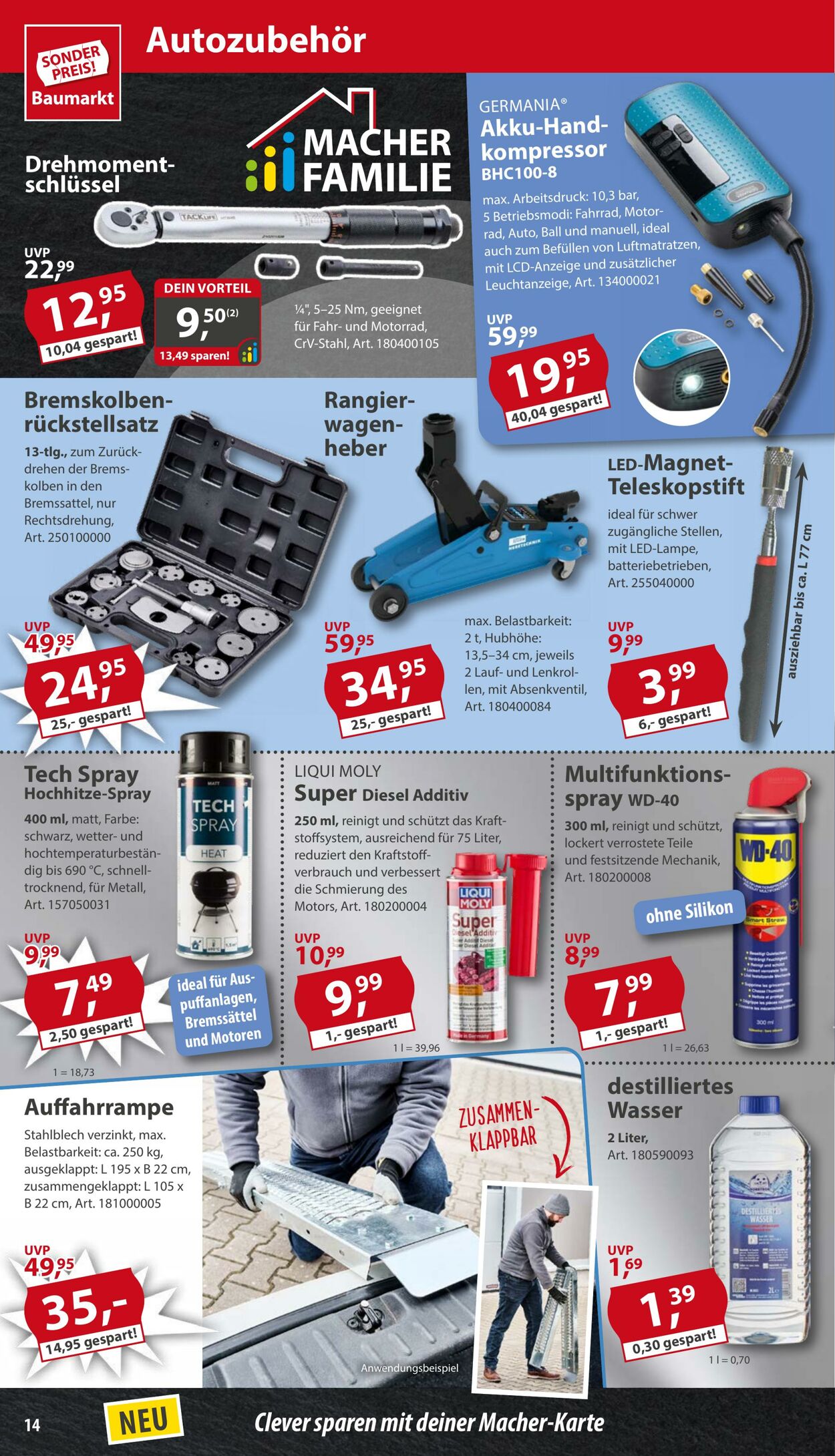 Prospekt Sonderpreis Baumarkt 09.08.2025 - 23.08.2025