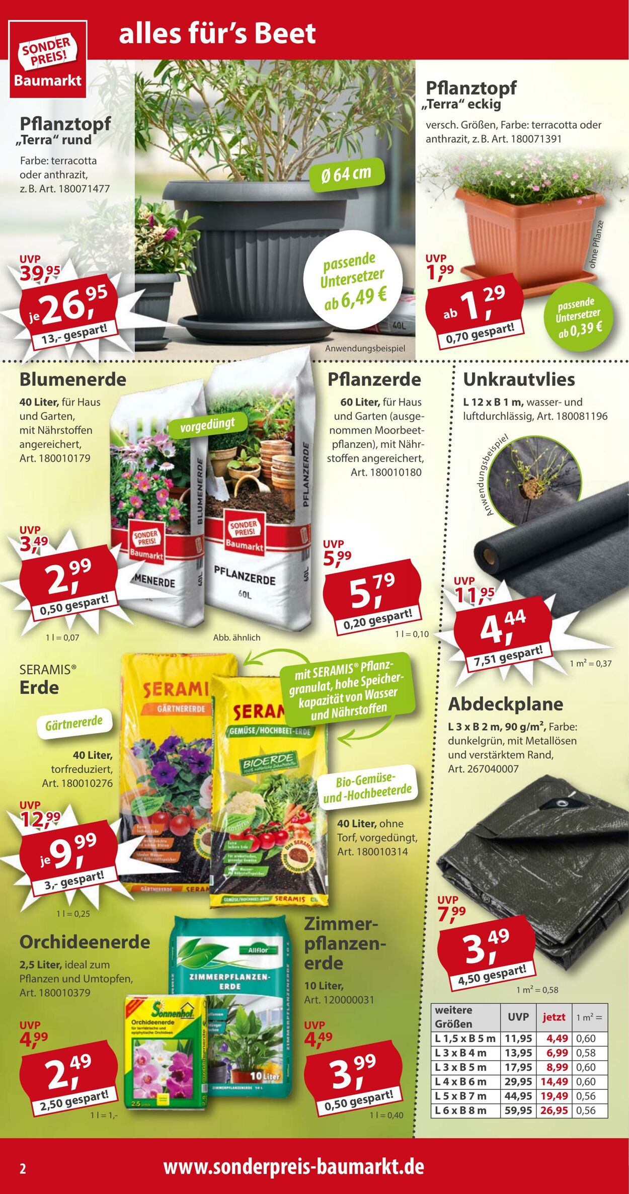 Prospekt Sonderpreis Baumarkt 23.08.2025 - 06.09.2025