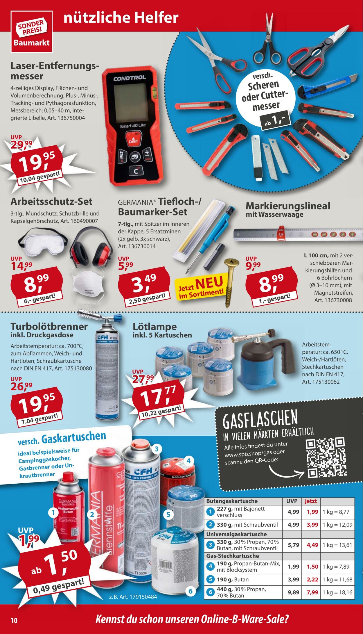 Prospekt Sonderpreis Baumarkt 23.08.2025 - 06.09.2025