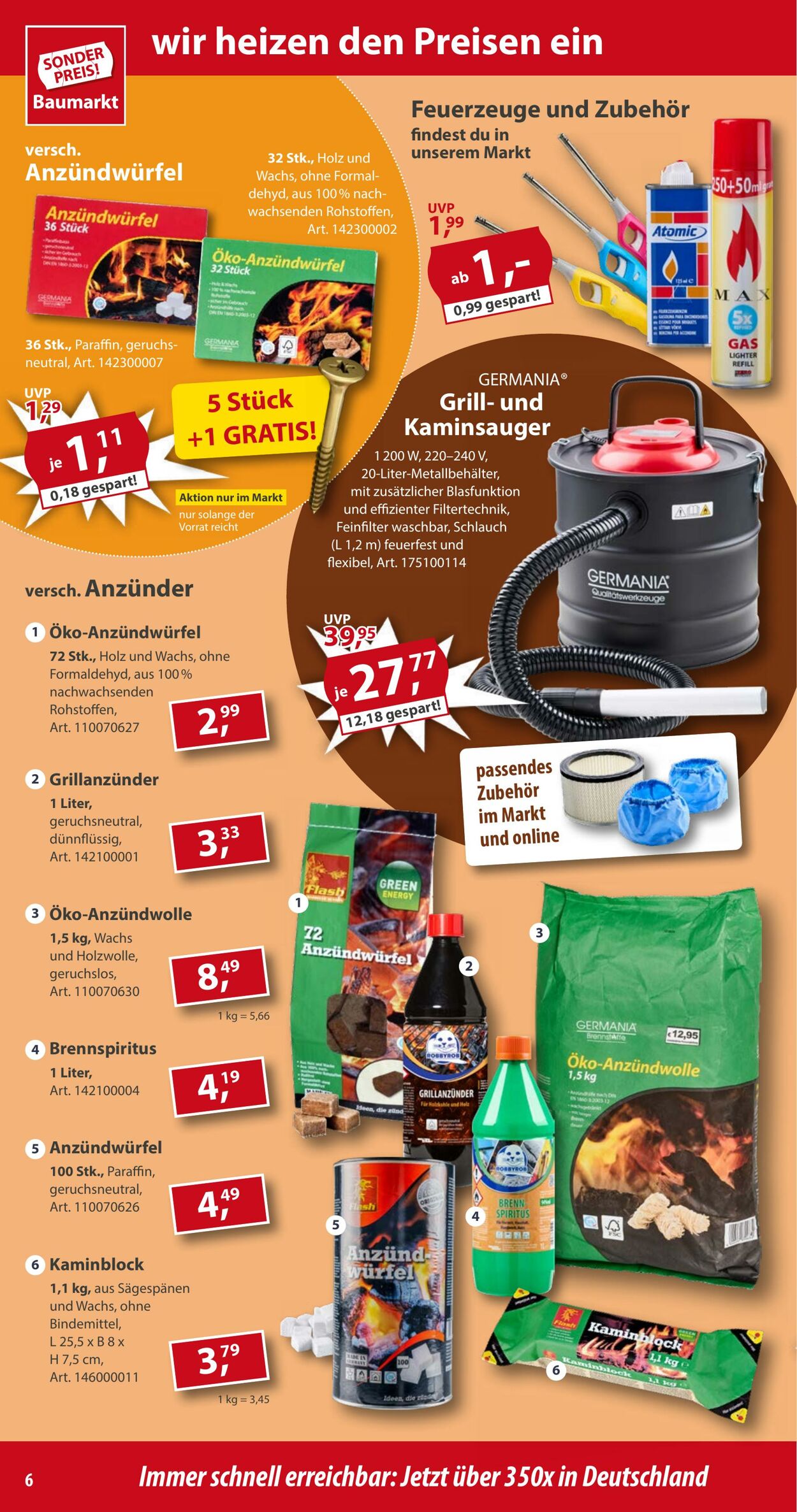 Prospekt Sonderpreis Baumarkt 23.08.2025 - 06.09.2025