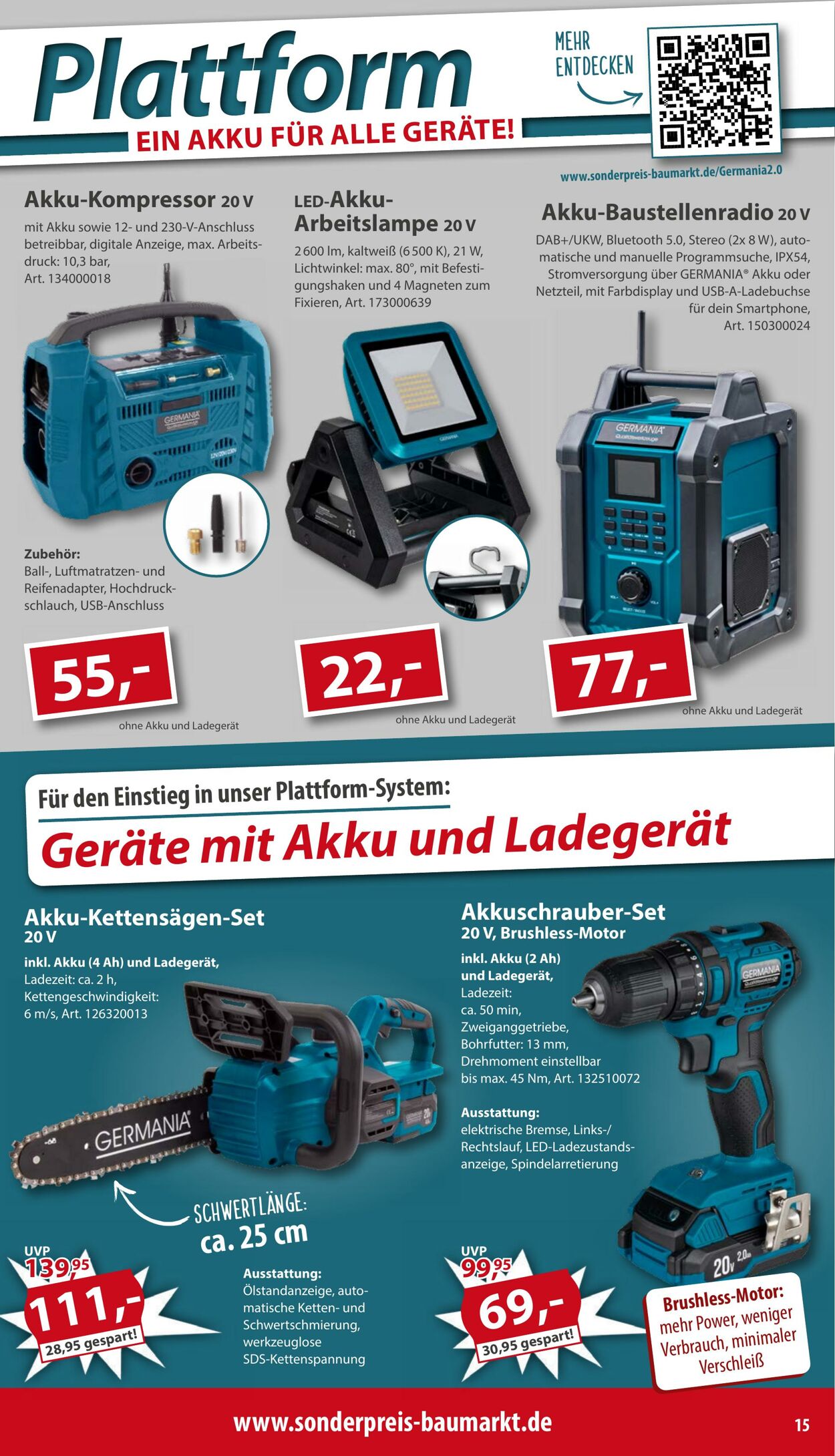 Prospekt Sonderpreis Baumarkt 23.08.2025 - 06.09.2025
