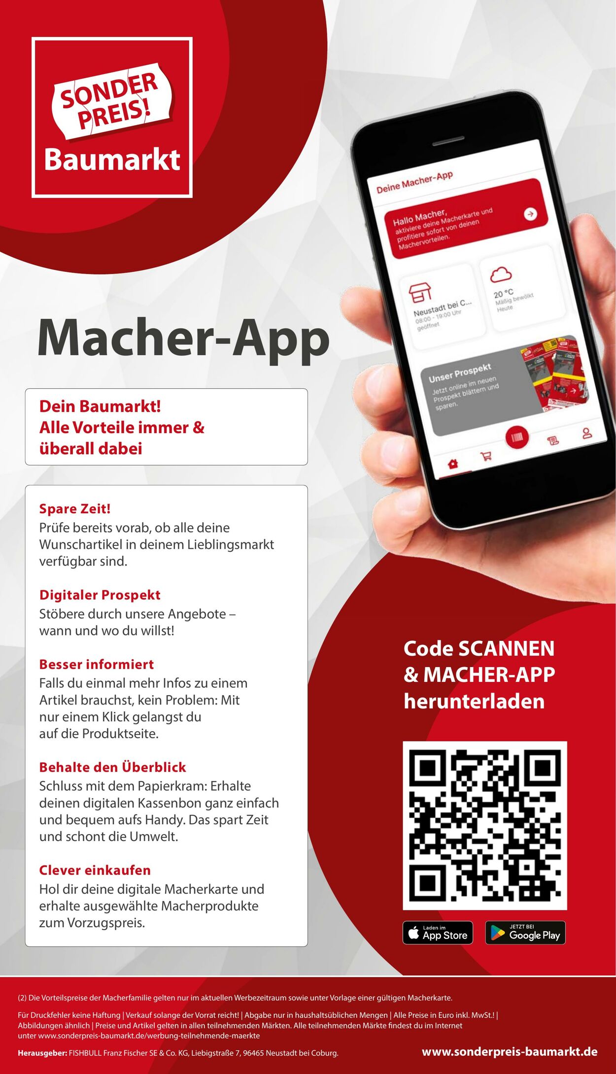 Prospekt Sonderpreis Baumarkt 06.09.2025 - 20.09.2025