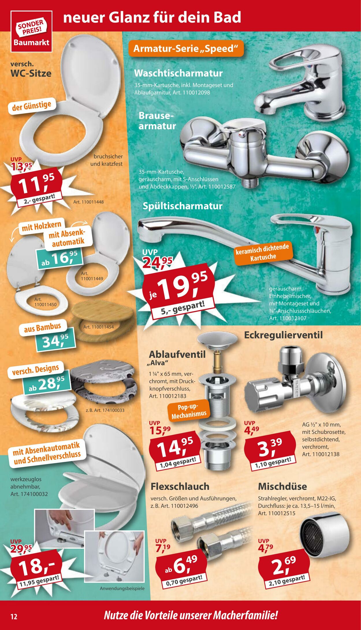 Prospekt Sonderpreis Baumarkt 06.09.2025 - 20.09.2025