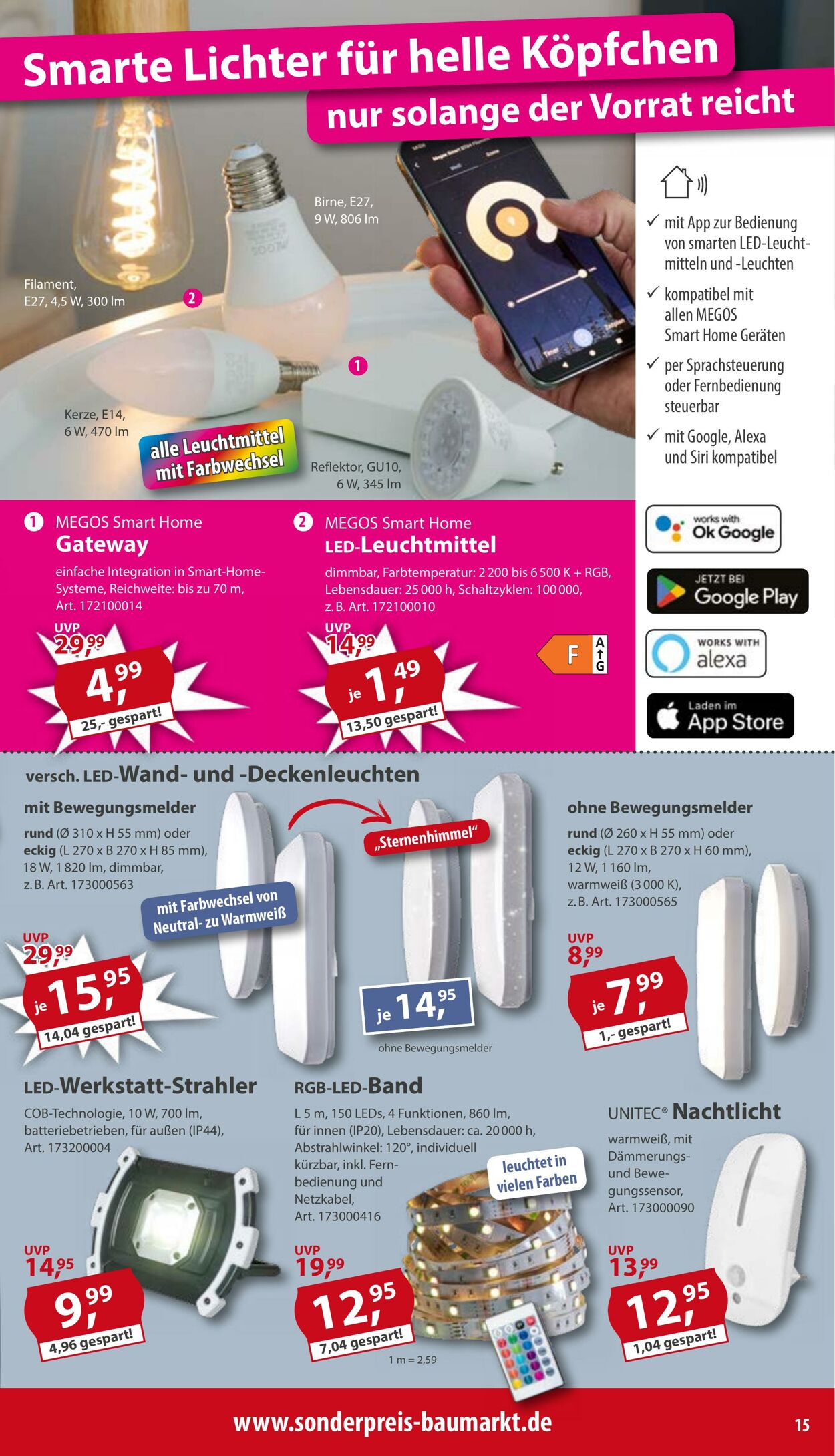 Prospekt Sonderpreis Baumarkt 06.09.2025 - 20.09.2025