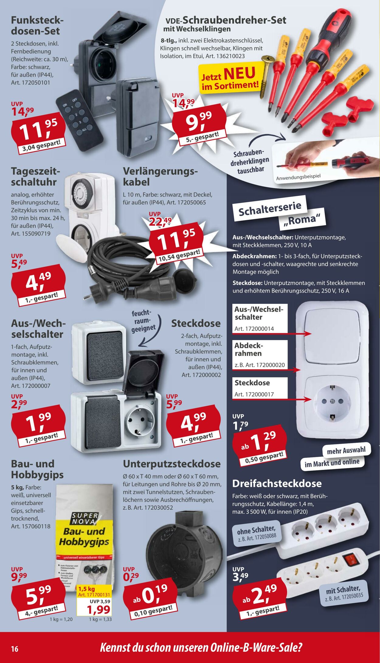 Prospekt Sonderpreis Baumarkt 20.09.2025 - 04.10.2025